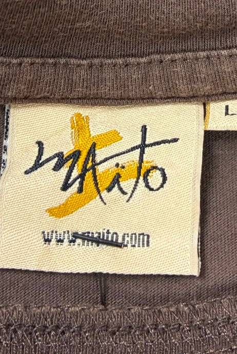 Maito Vintage T-Shirt Backprint Braun L - Vinverse