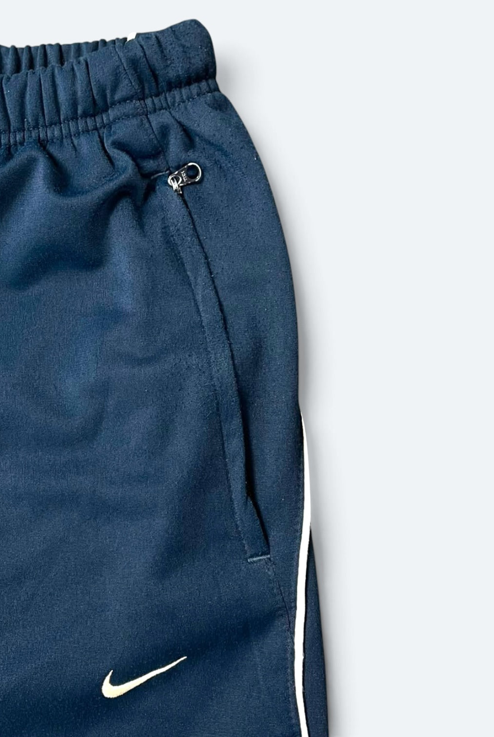 Nike Trackpants Open Leg 2000s Marineblau M - Vinverse