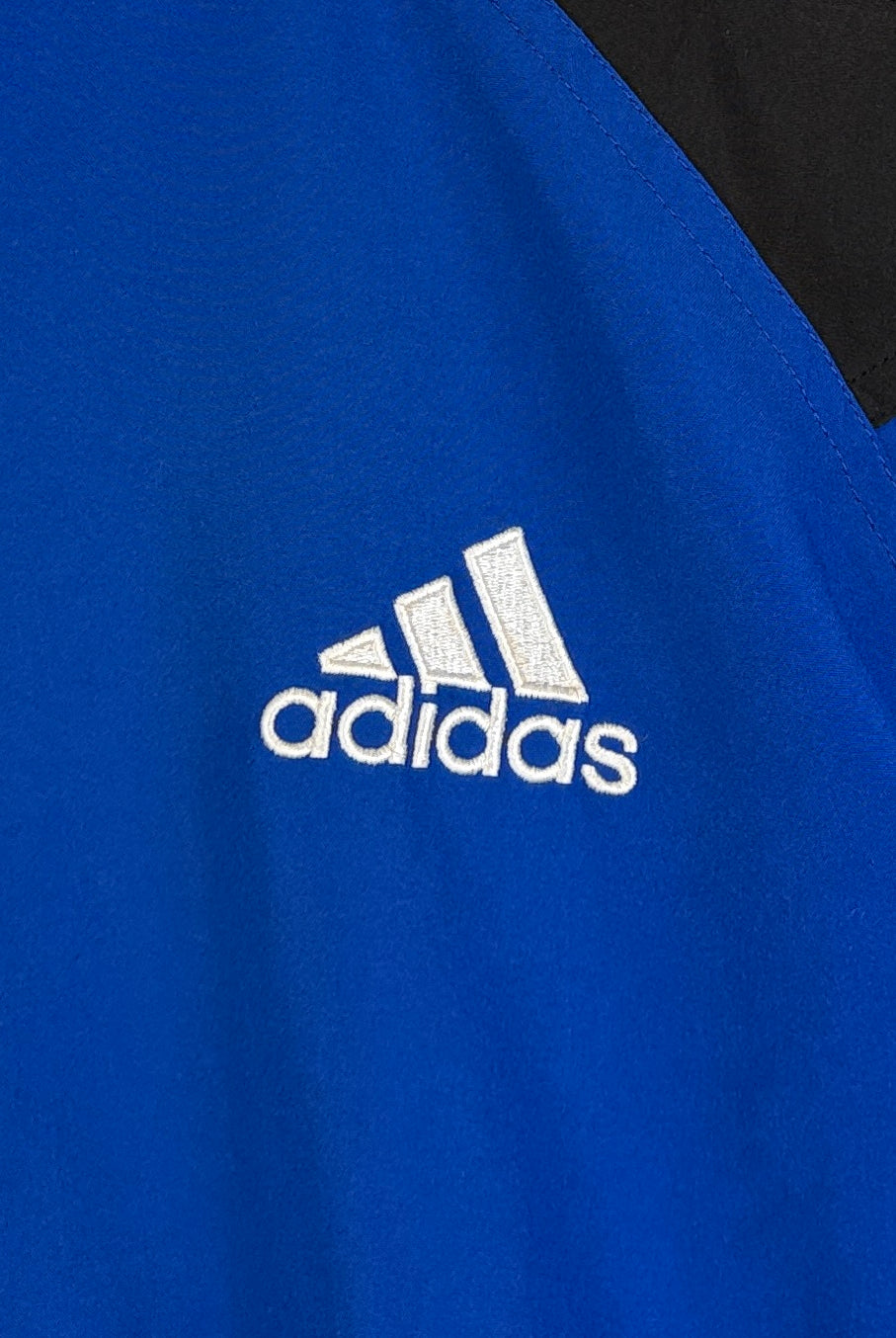Adidas Vintage Trainingsjacke 90s Blau Schwarz S - Vinverse