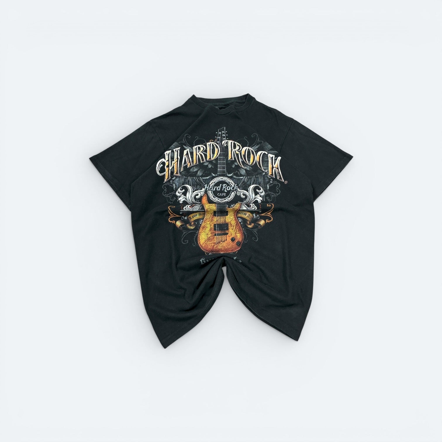 Hard Rock Print Shirt Schwarz M - Vinverse