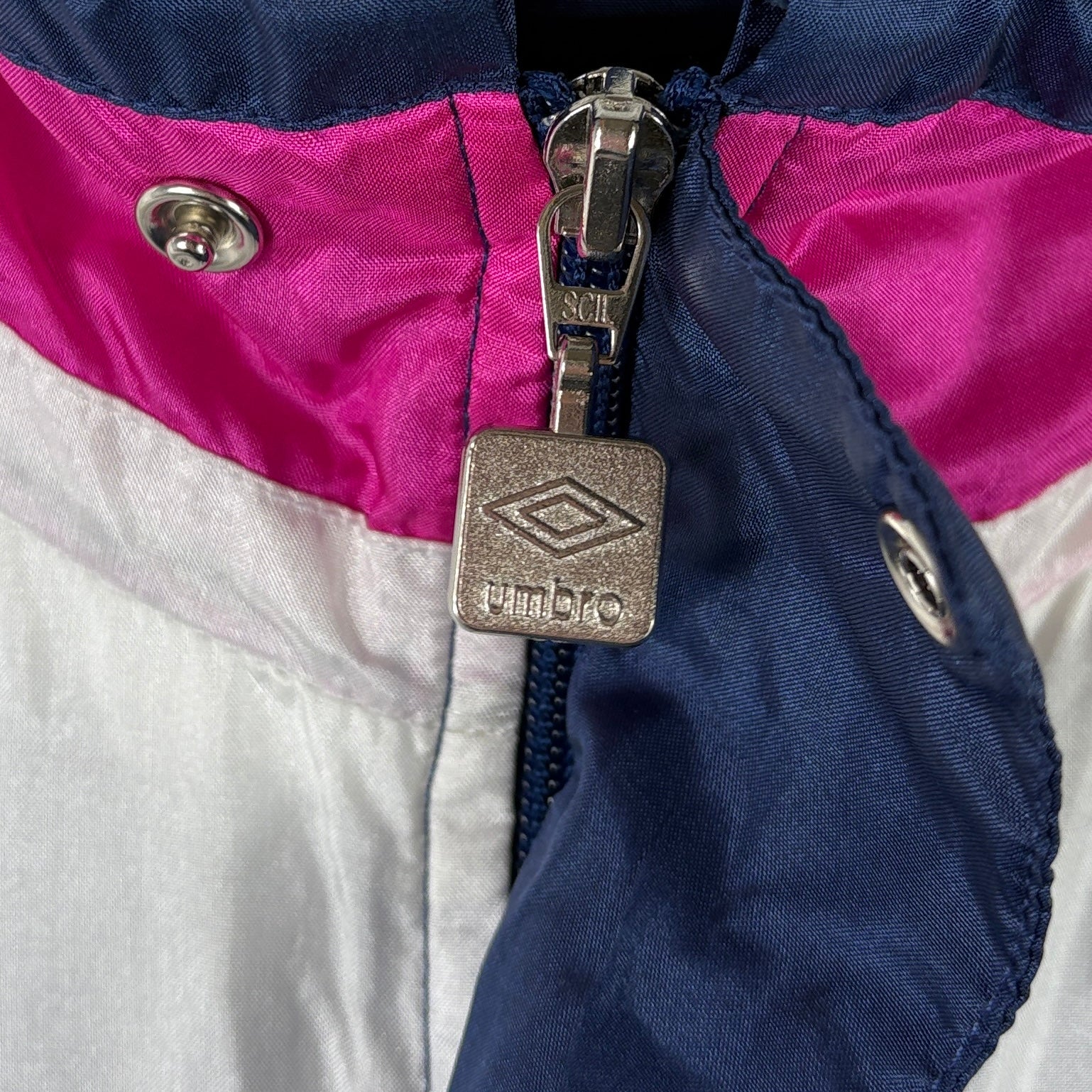 Umbro Vintage Outdoor Jacke Pink Blau L - Vinverse