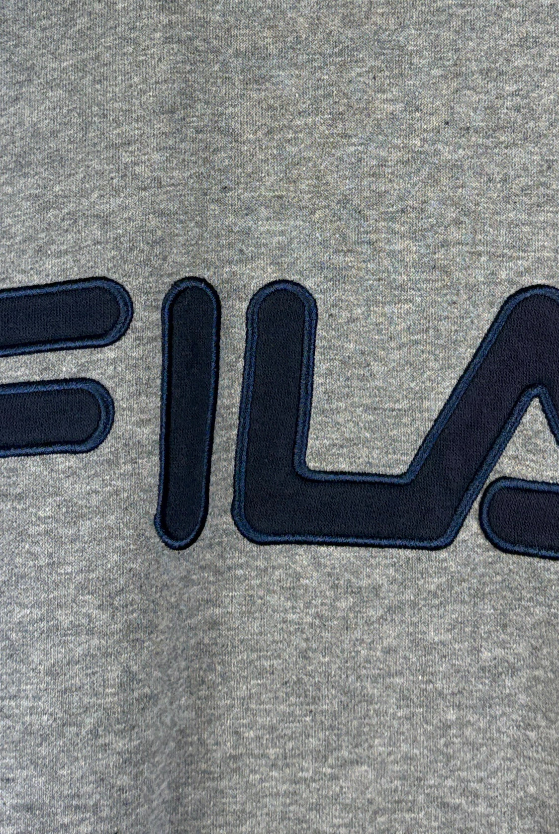 Fila Vintage Sweater Logo Stick Grau M - Vinverse