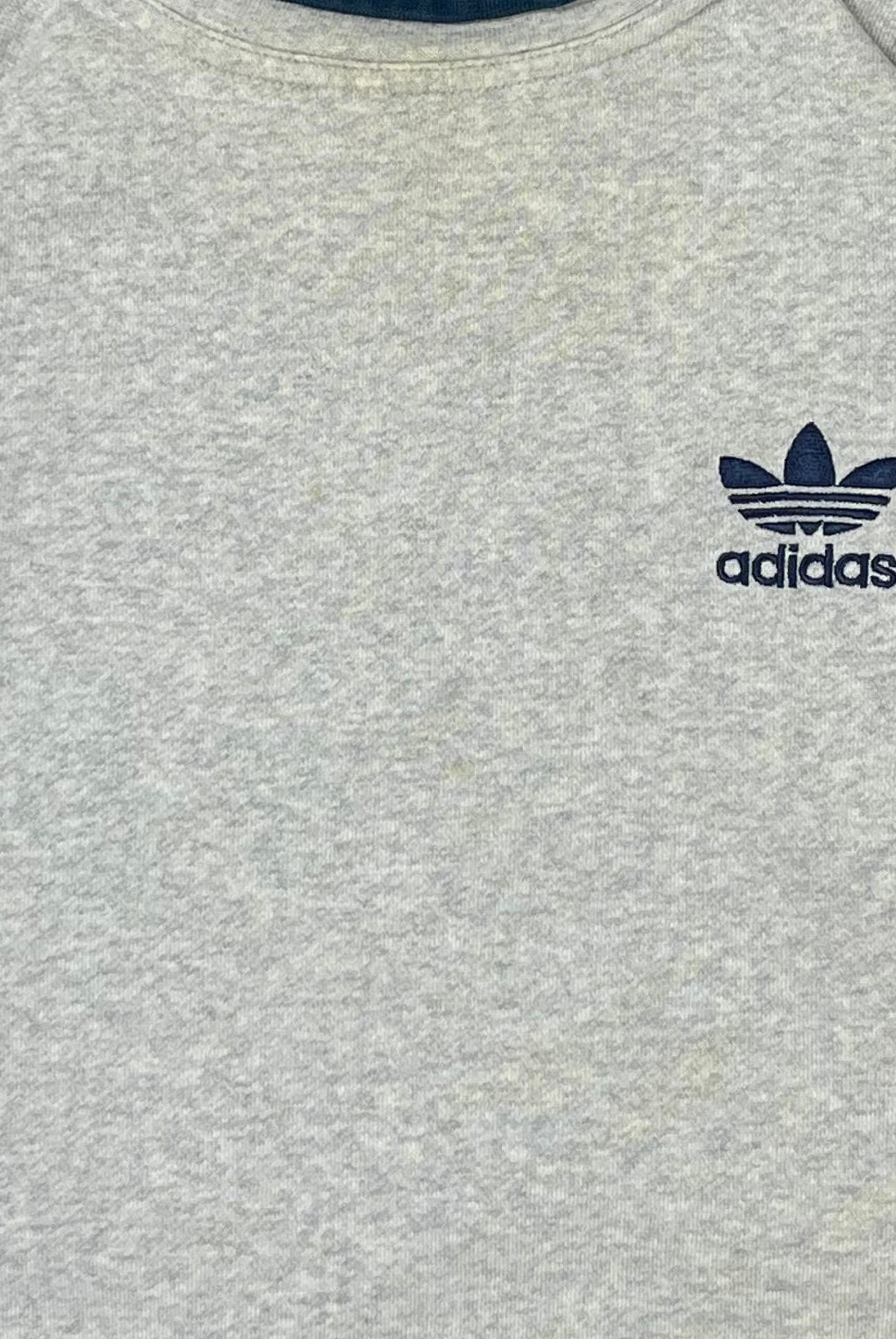 Adidas Vintage Sweater Grau Blau M - Vinverse