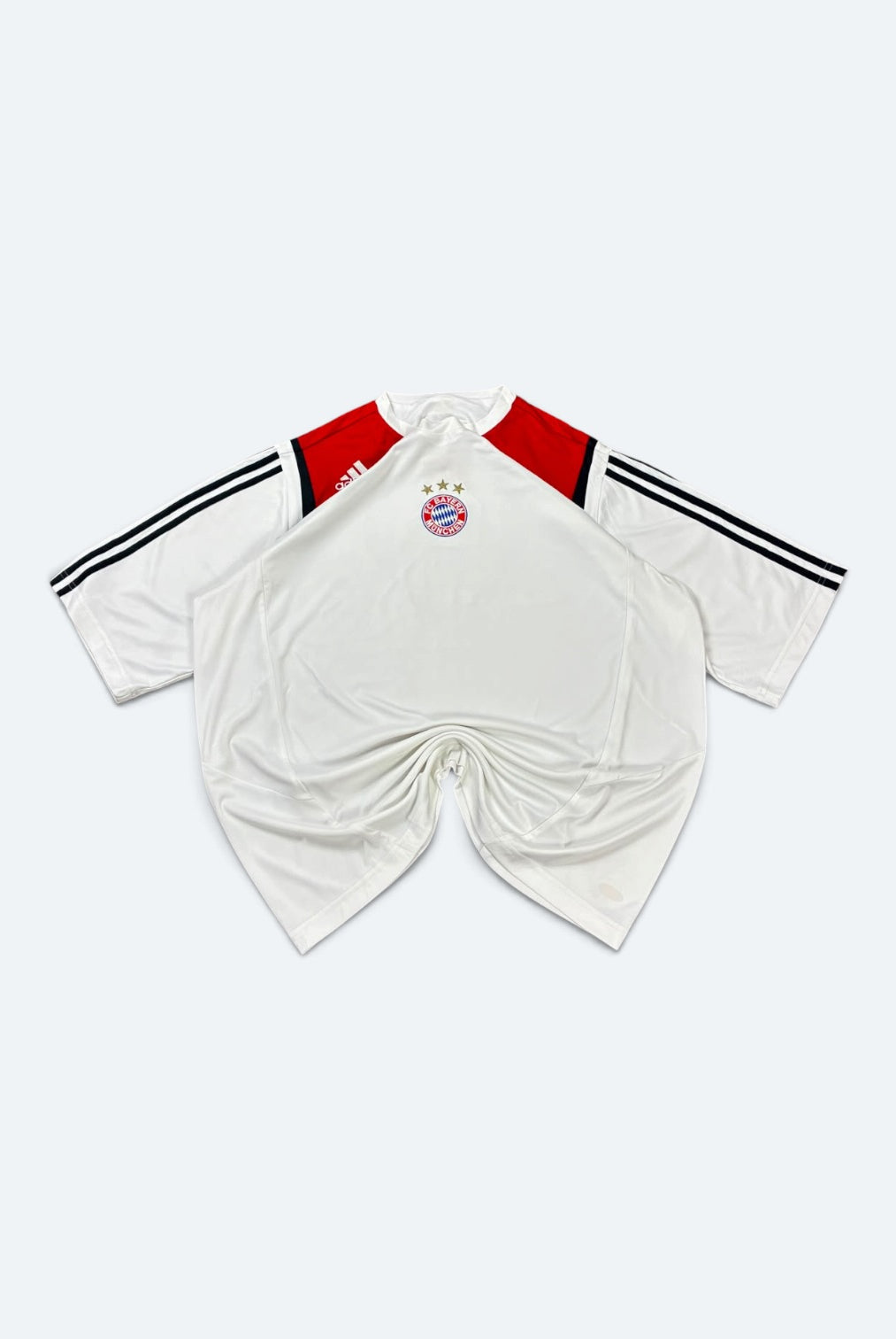 Adidas Vintage Trikot FC Bayern München Weiß XL - Vinverse