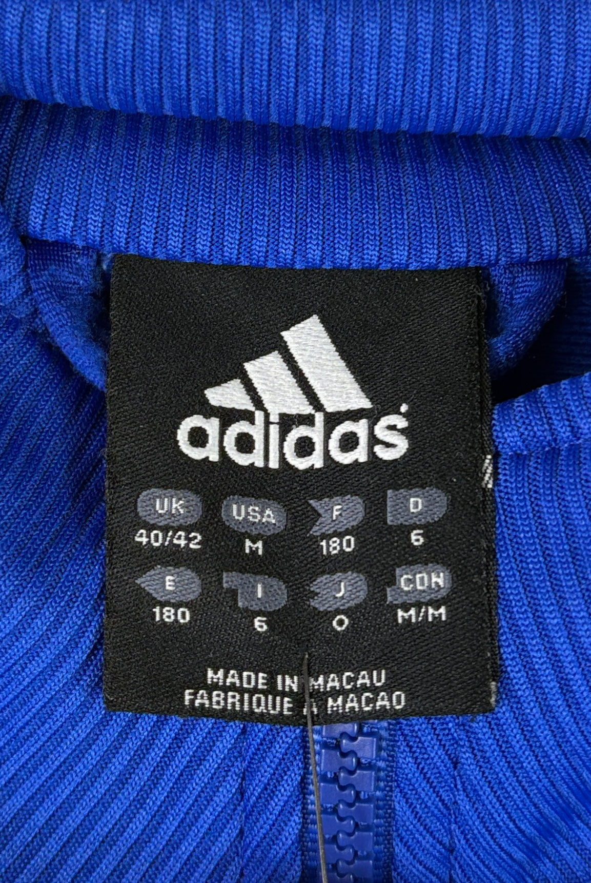Adidas Vintage Trainingsjacke Blau M - Vinverse