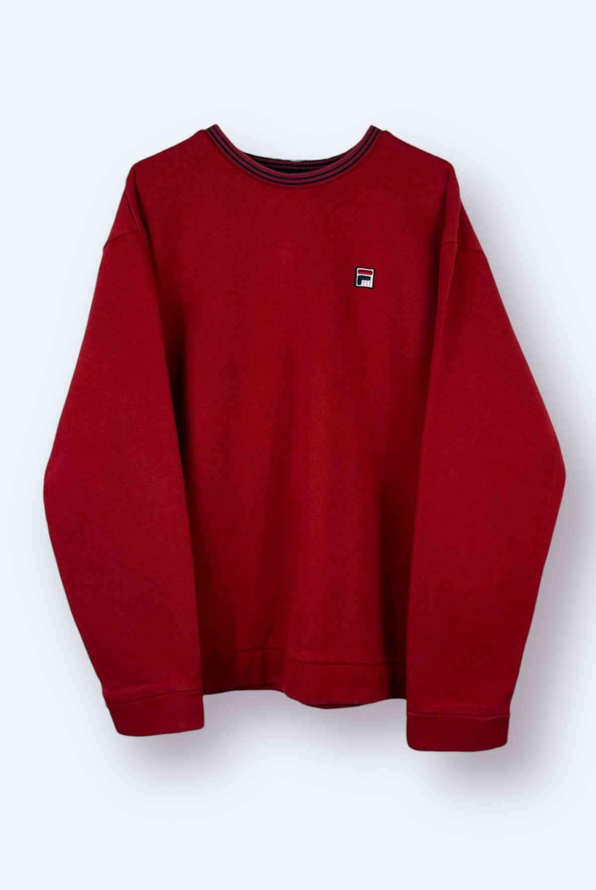 Fila 90s Vintage Sweater Rot XXL - Vinverse
