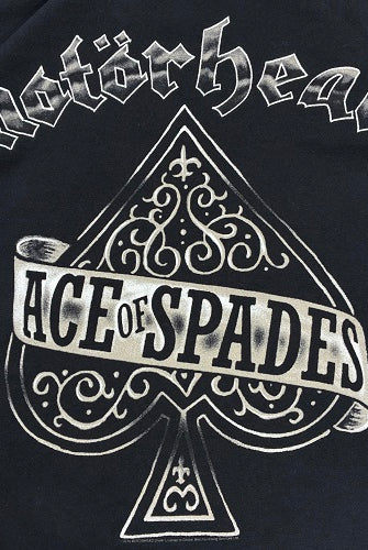 Fruit of the Loom Vintage Motörhead Ace of Spades Shirt Schwarz L - Vinverse