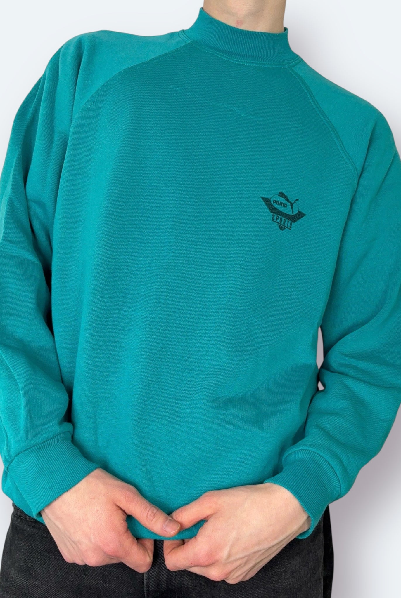 Puma 90s Vintage Sweater Türkis M - Vinverse