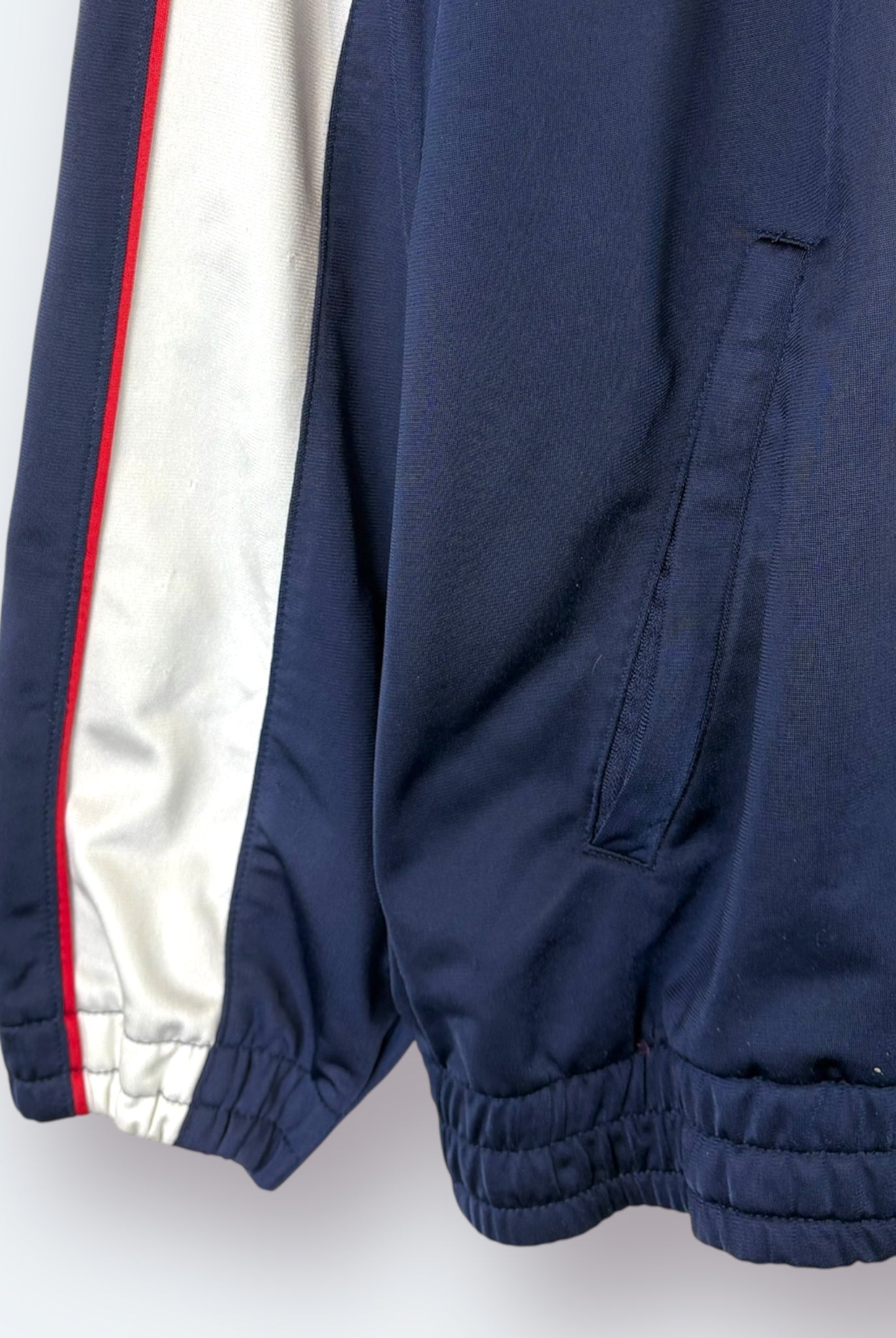 Reebok 90s Vintage Trainingsjacke Blau Rot Weiß M - Vinverse