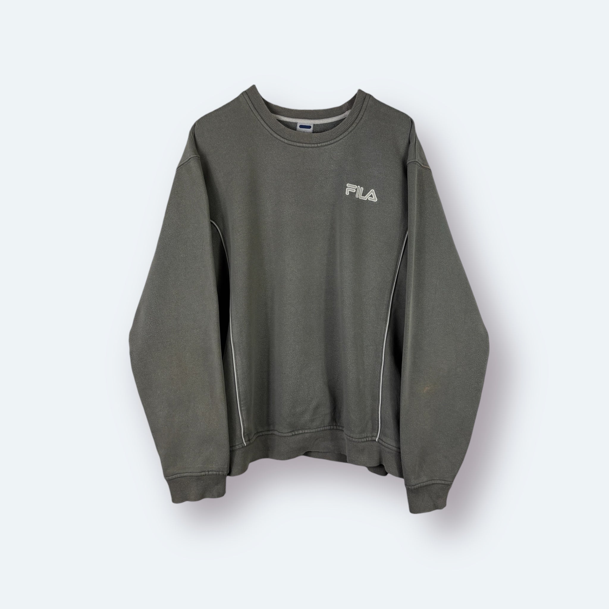 Fila Sweater Small Logo Khaki XL - Vinverse