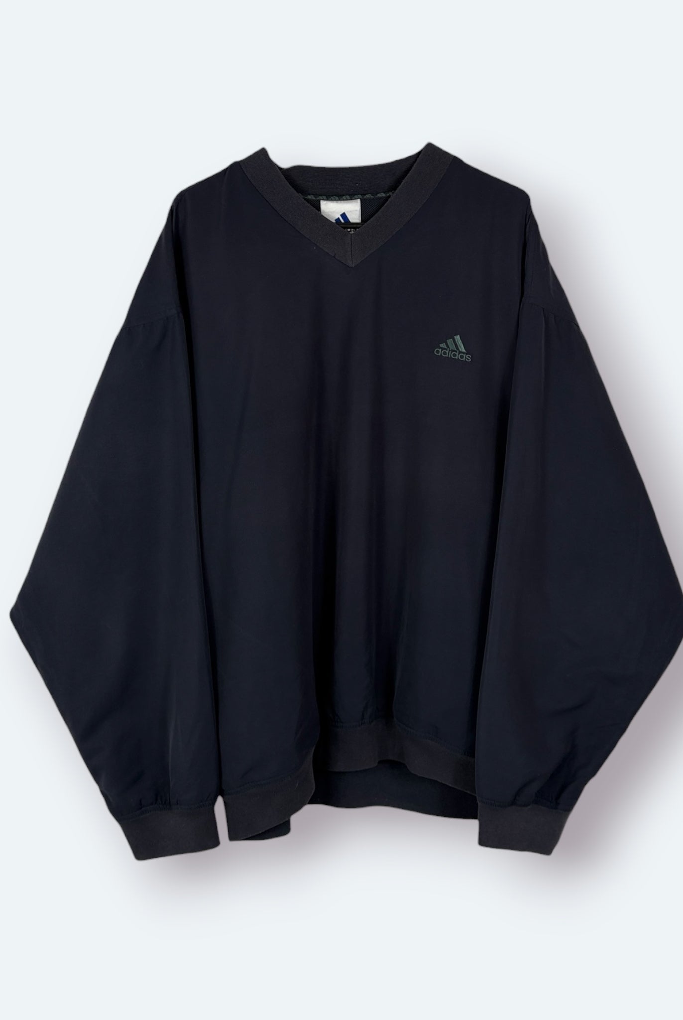 Adidas Windbreaker aus 2000 Dunkelgrau L - Vinverse