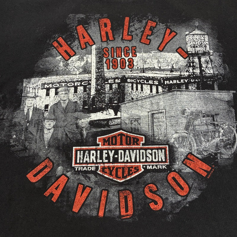 Harley-Davidson Vintage Shirt Grafik Schwarz S - Vinverse