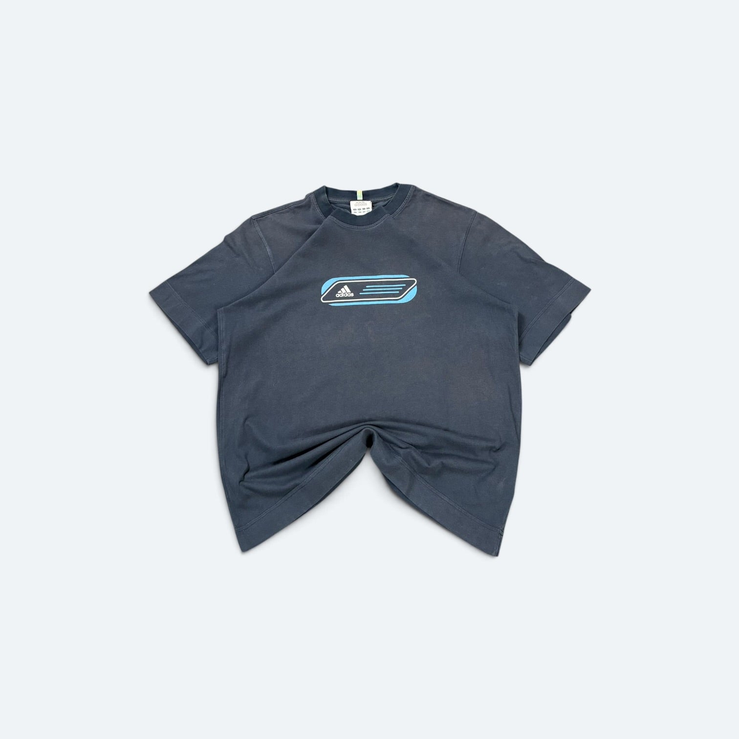 Adidas Vintage T-Shirt Blau L - Vinverse
