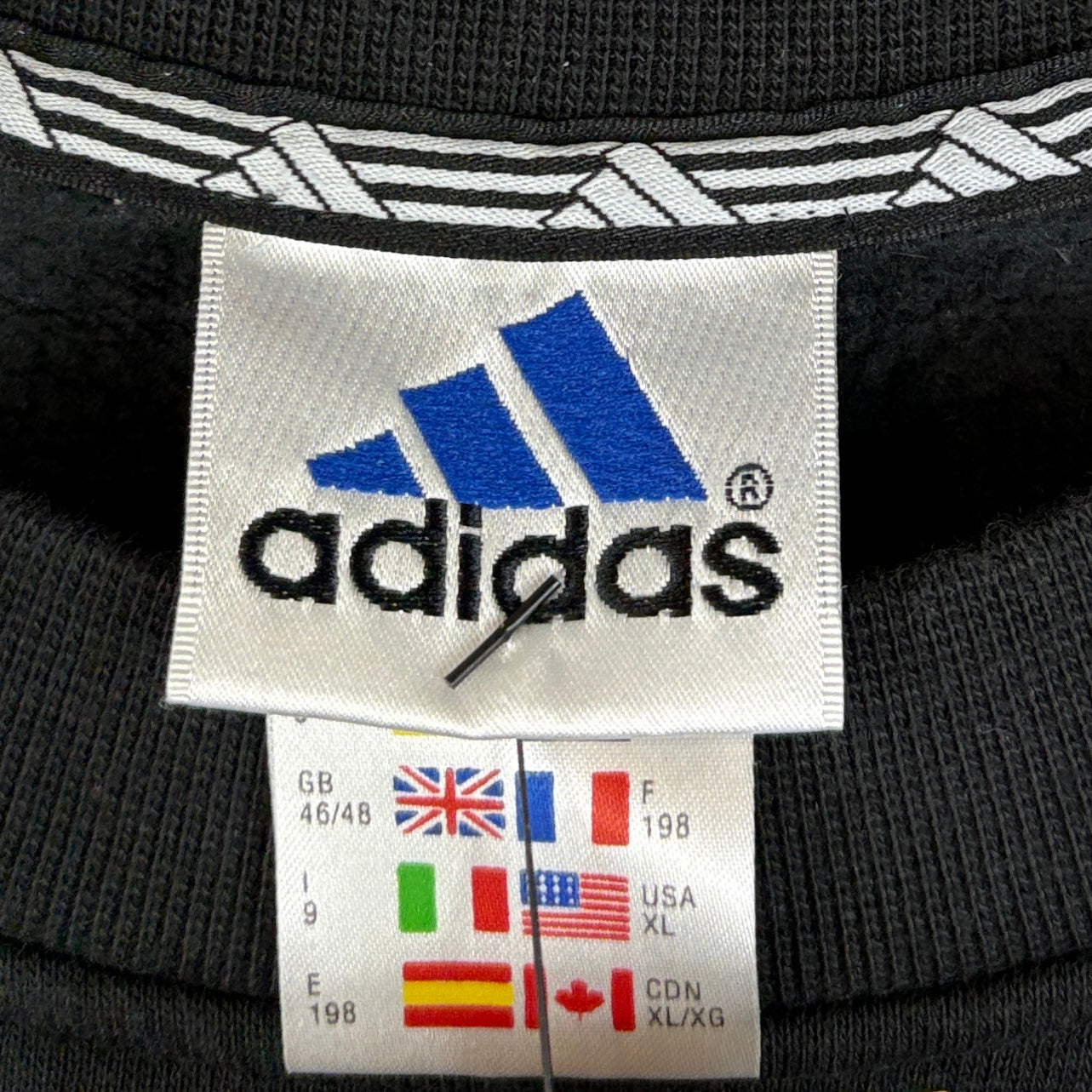 Adidas Vintage Sweater Schwarz XL - Vinverse