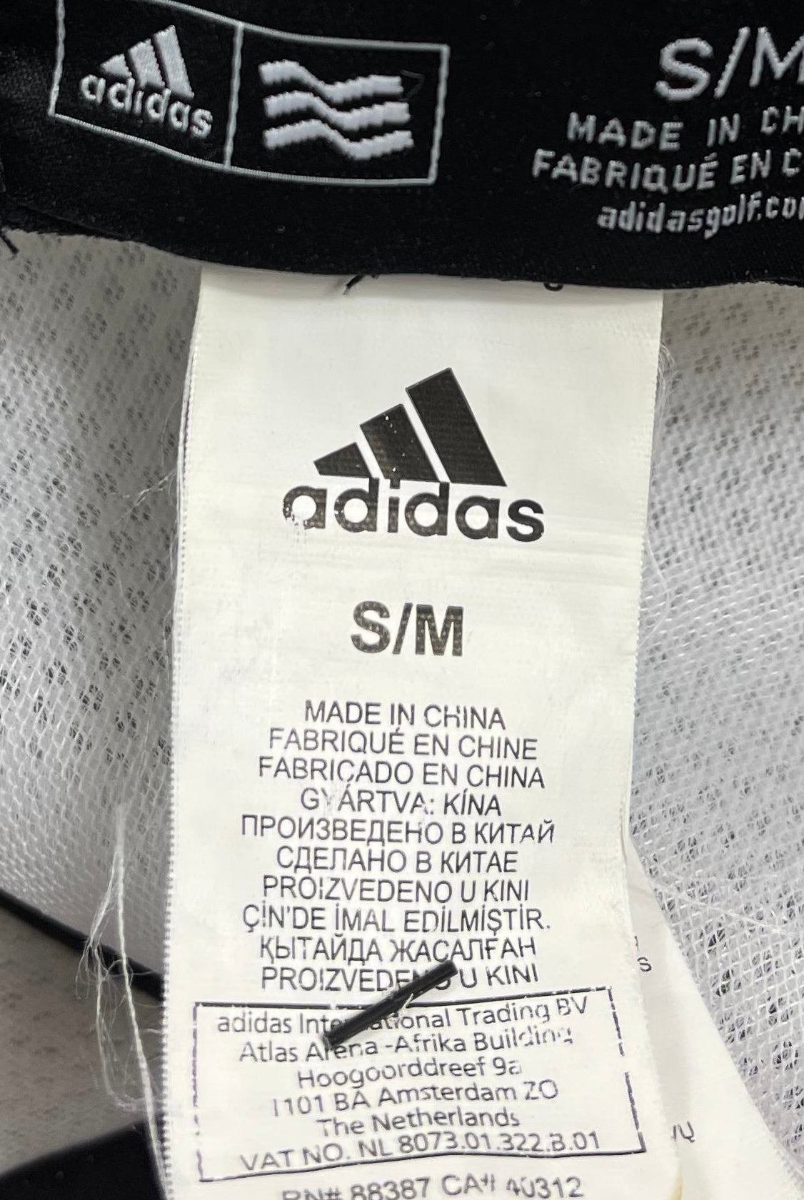 Adidas Vintage Cap weiß blau S/M - Vinverse