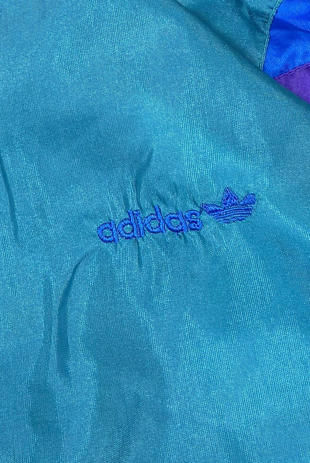 Adidas Vintage Trainingsjacke Blau M - Vinverse