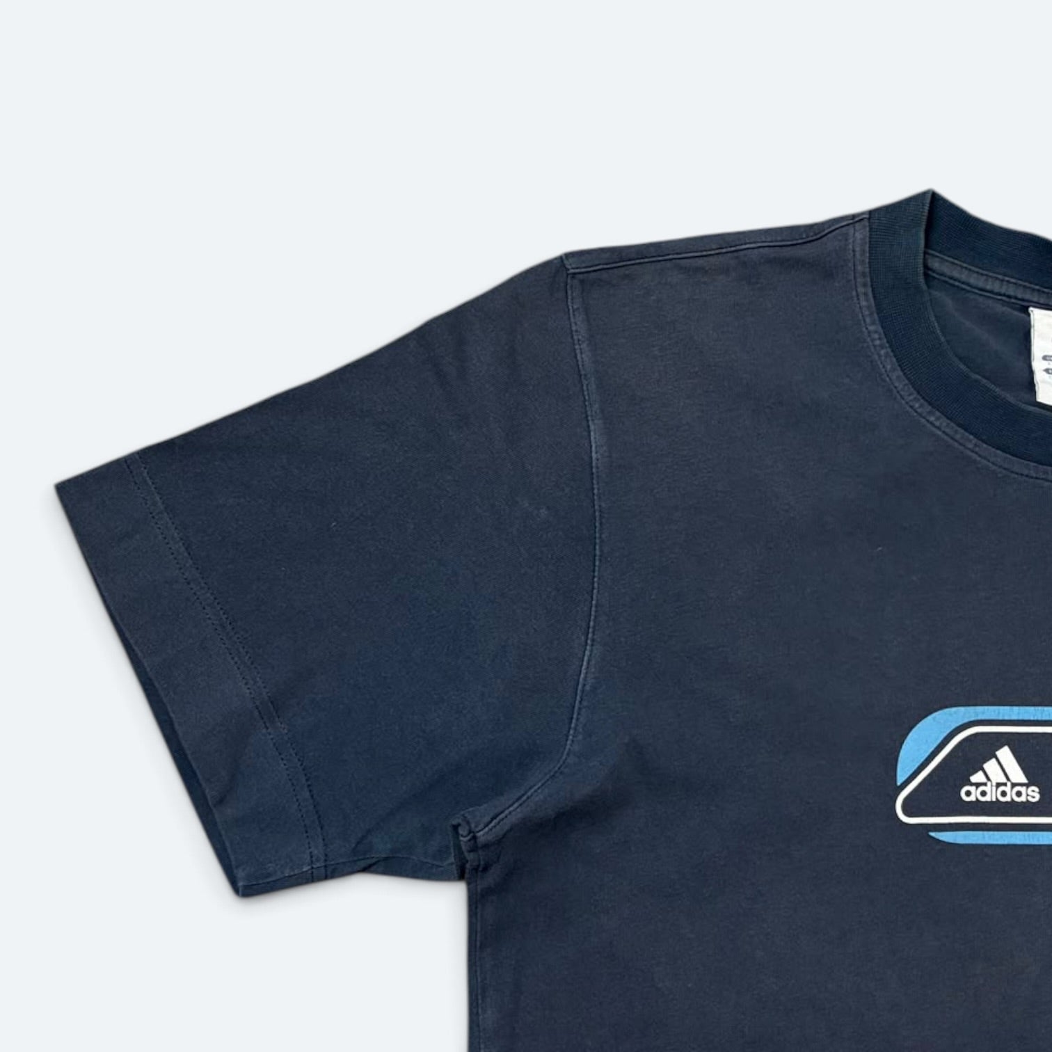 Adidas Vintage T-Shirt Blau L - Vinverse