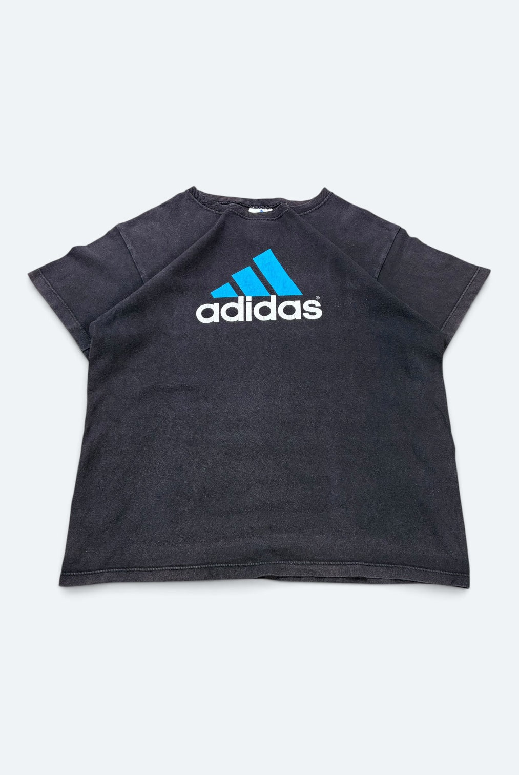 Adidas Vintage T-Shirt Logo Schwarz M - Vinverse
