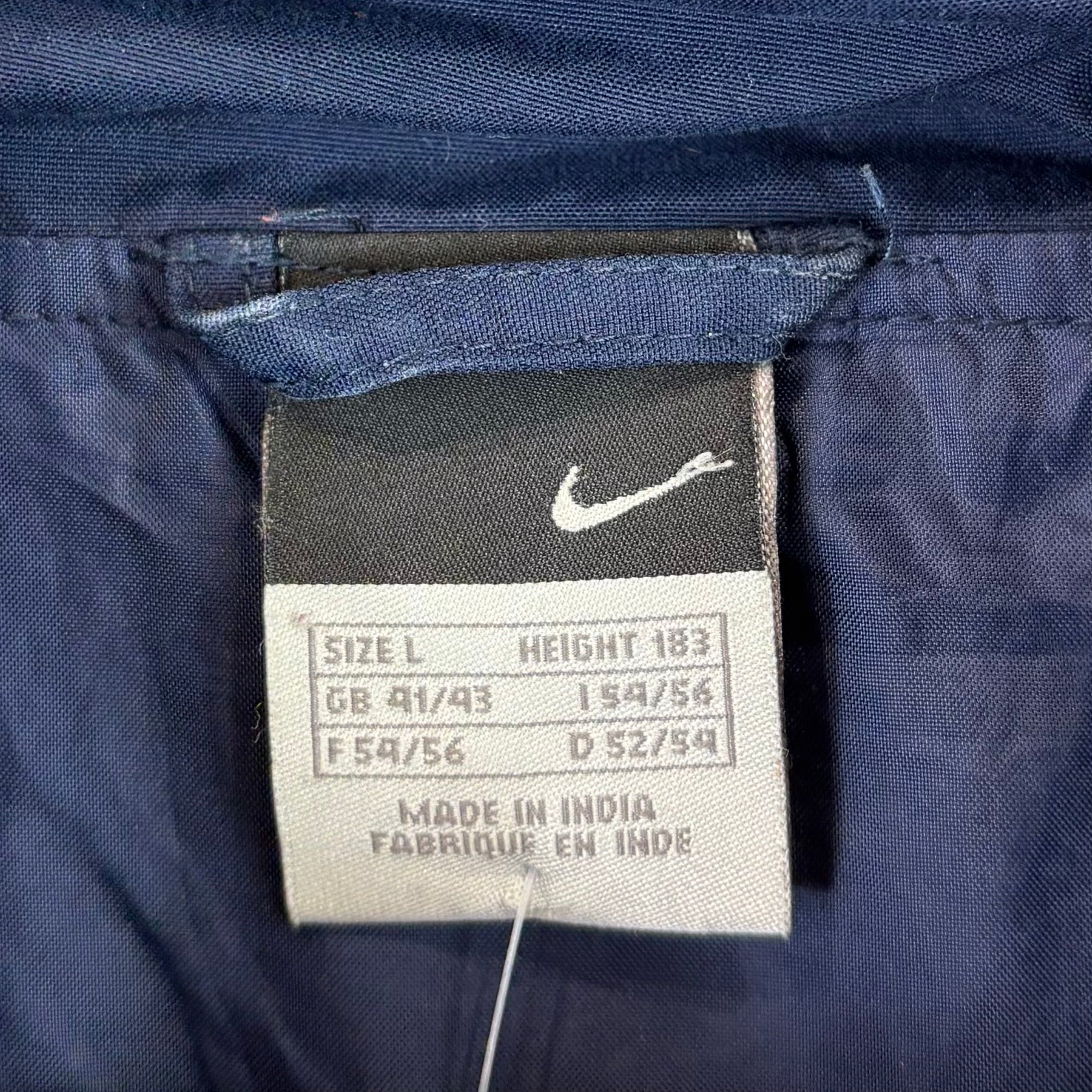 Nike 2000s Trainingsjacke Blau Rot L - Vinverse