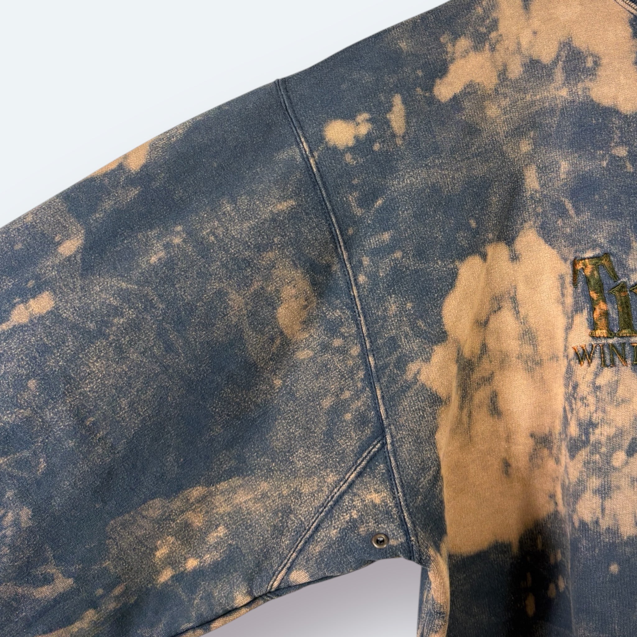 Timberland 90s Vintage Re:Bleach Sweater Blau Beige M - Vinverse