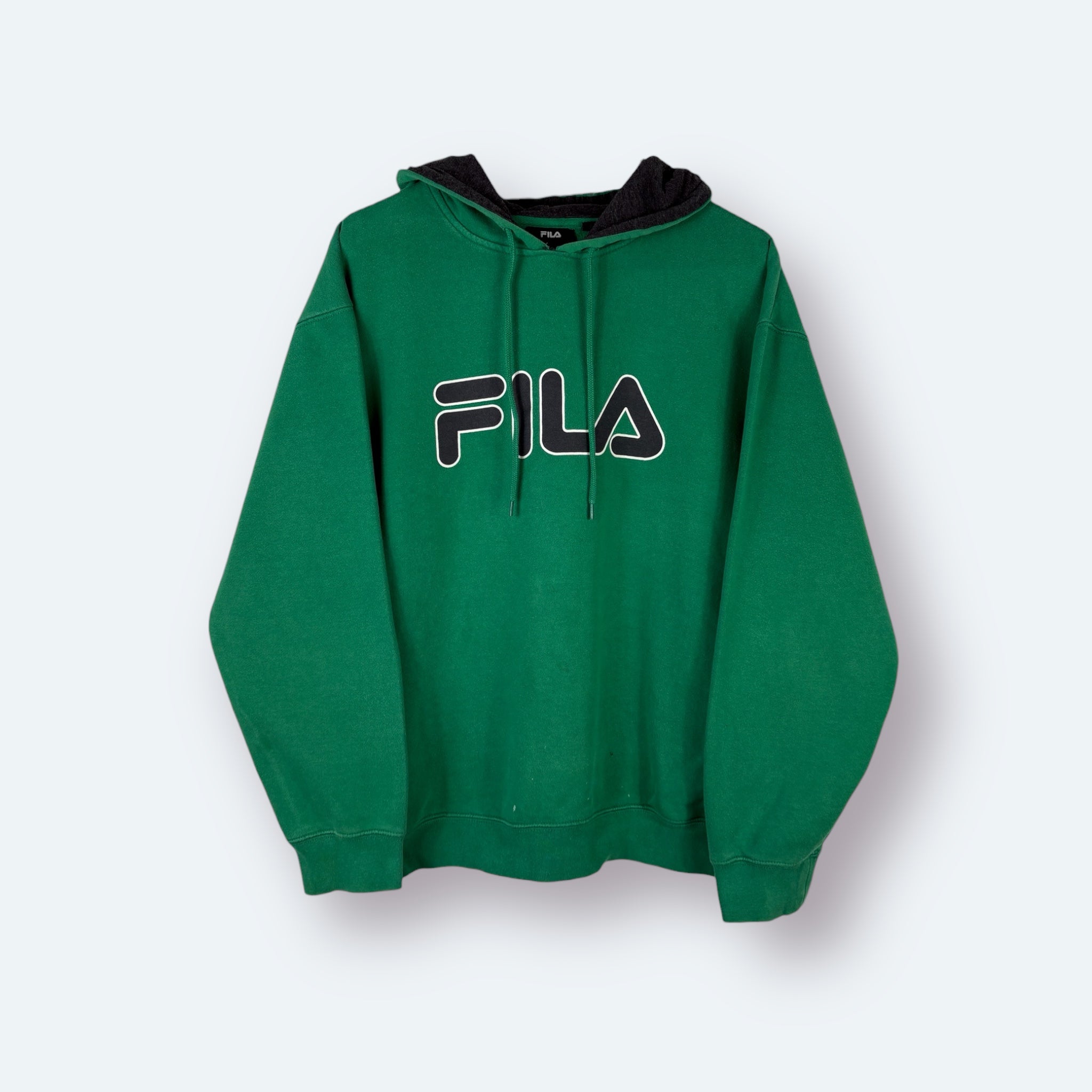 Fila Hoodie Big Logo Grün S - Vinverse