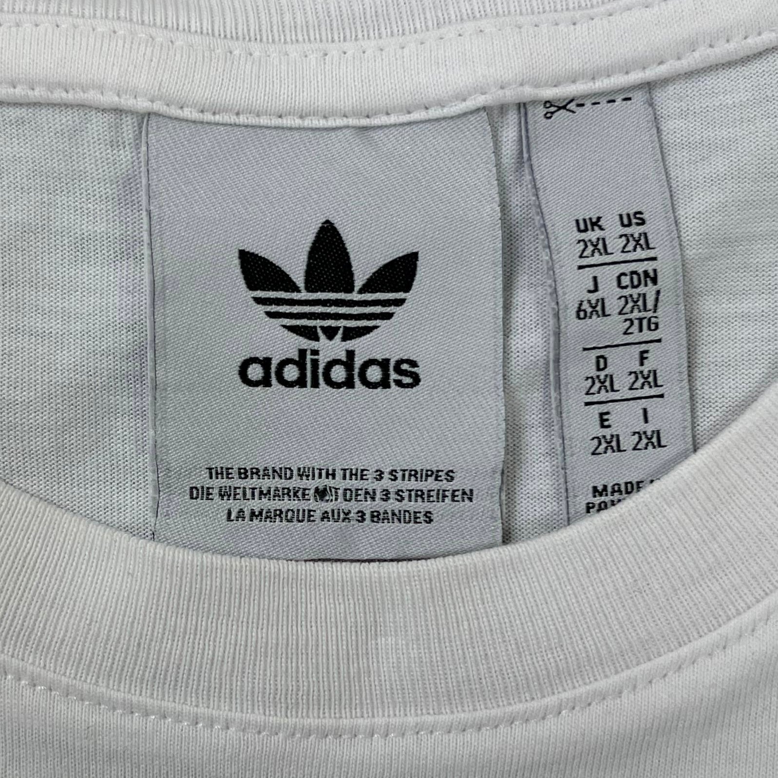 Adidas Retro Shirt Trefoil Weiß XXL - Vinverse