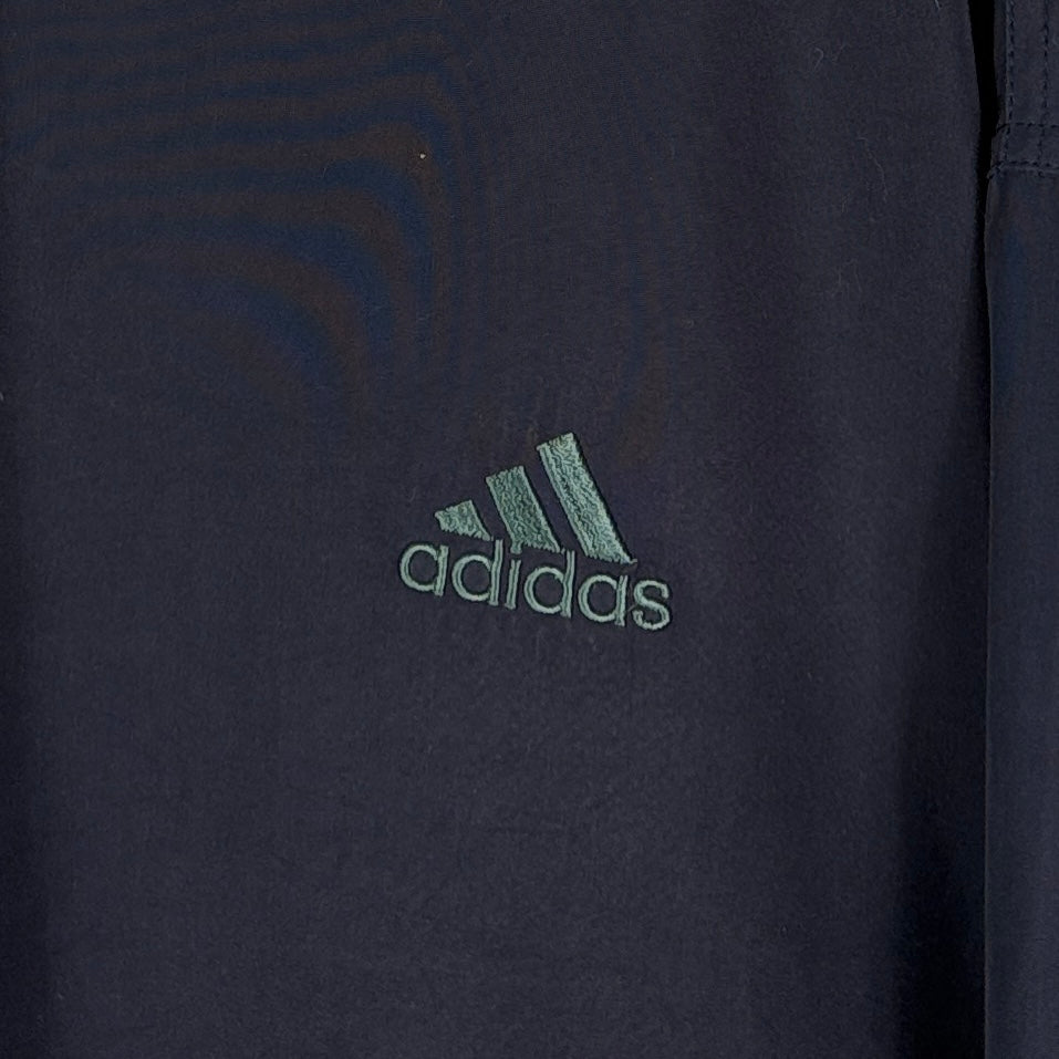 Adidas Windbreaker aus 2000 Dunkelgrau L - Vinverse
