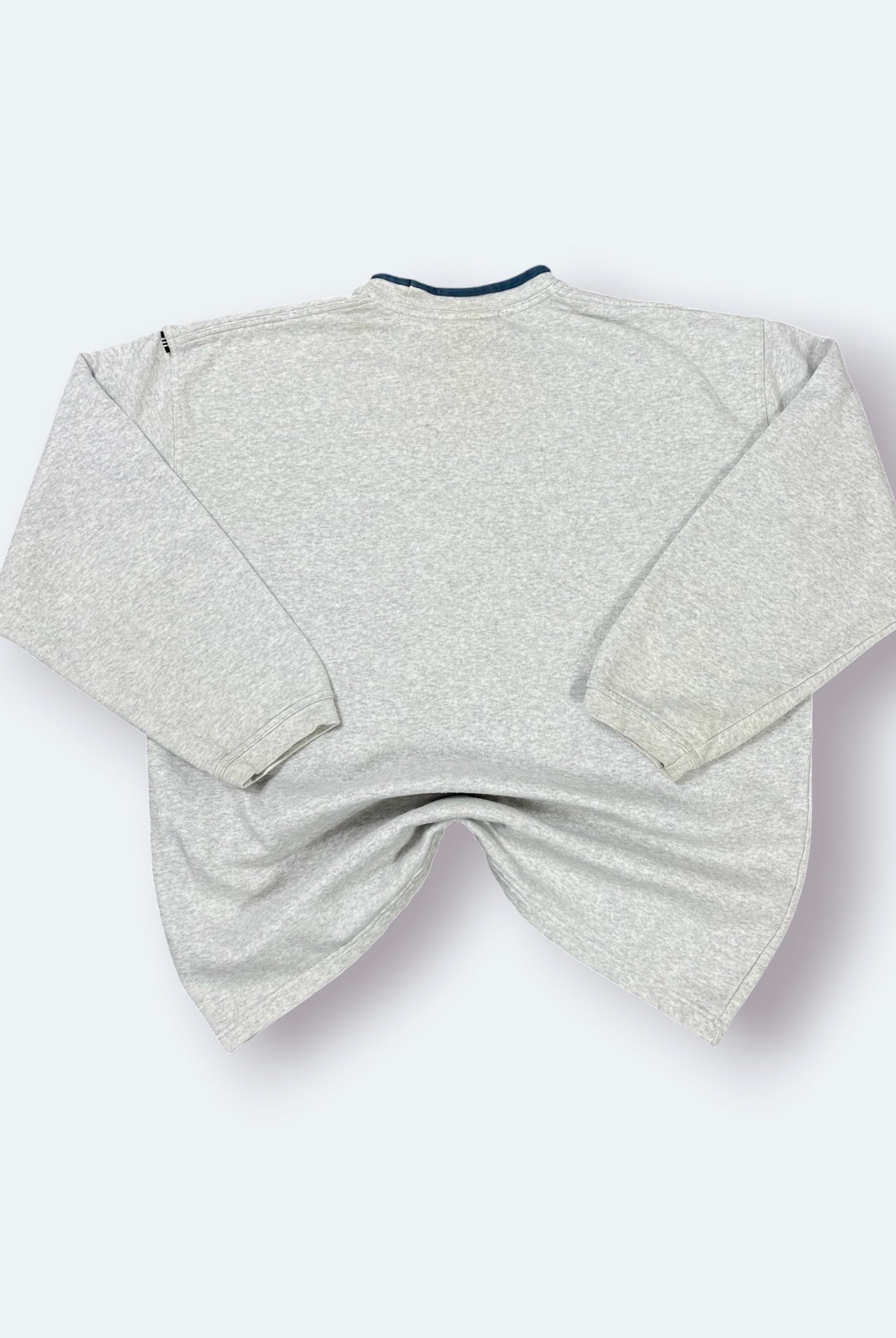 Adidas Vintage Sweater Grau Blau M - Vinverse