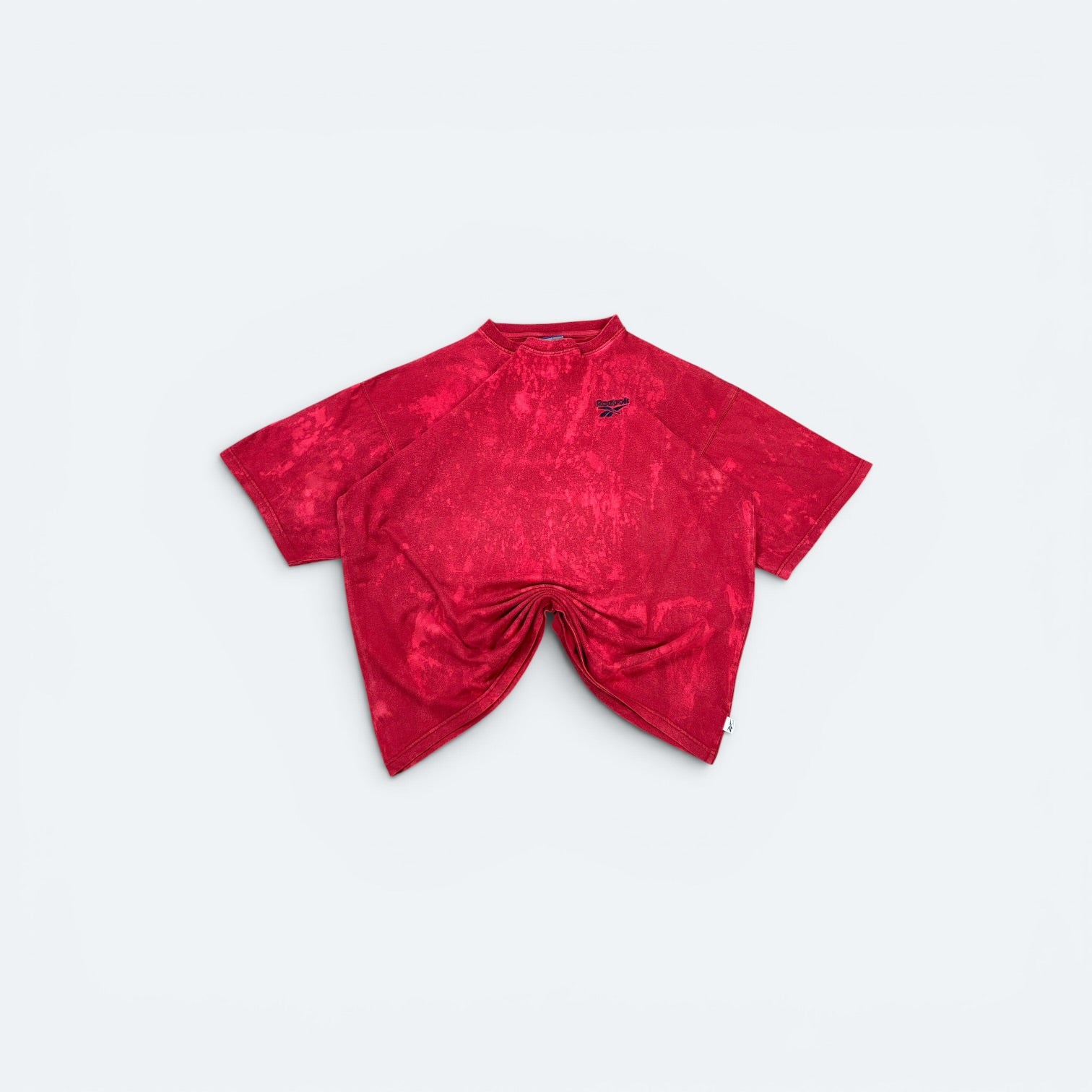 Reebok Vintage T-Shirt Bleach Rot XL - Vinverse