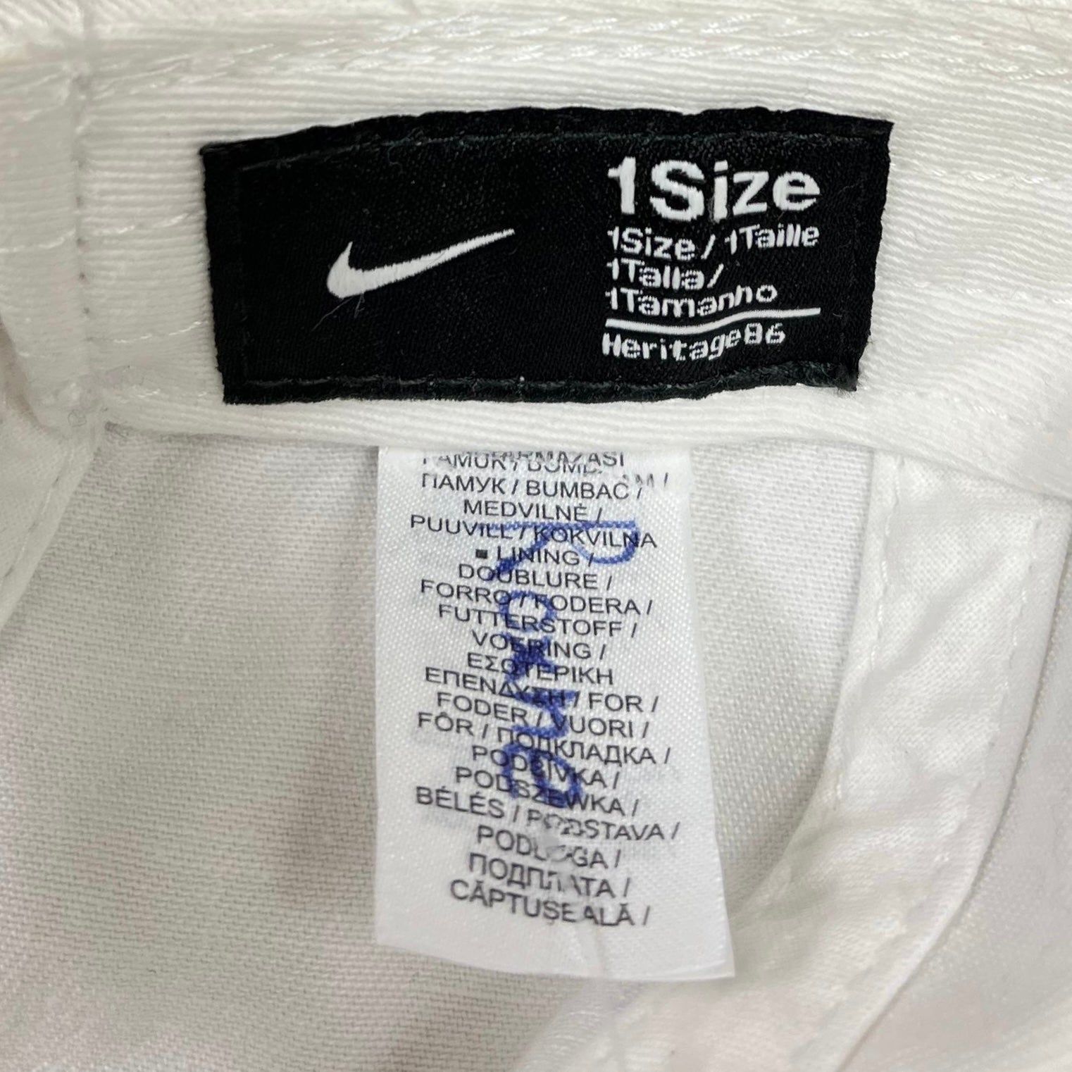 Nike Vintage Cap Weiß 1 Size - Vinverse