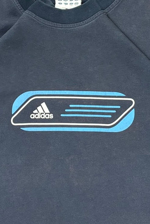 Adidas Vintage T-Shirt Blau L - Vinverse