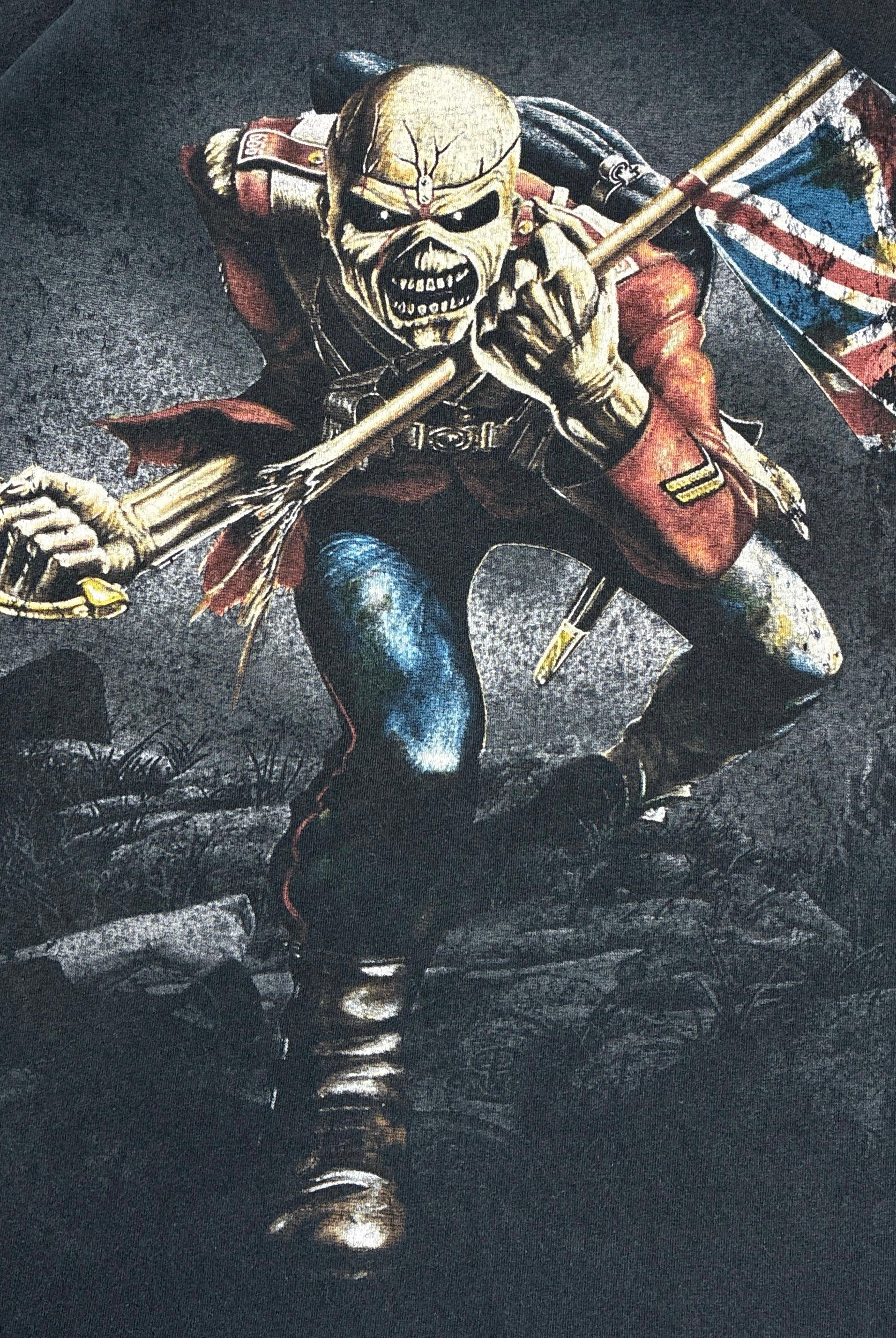 Gildan Vintage Shirt Iron Maiden Schwarz XXL - Vinverse