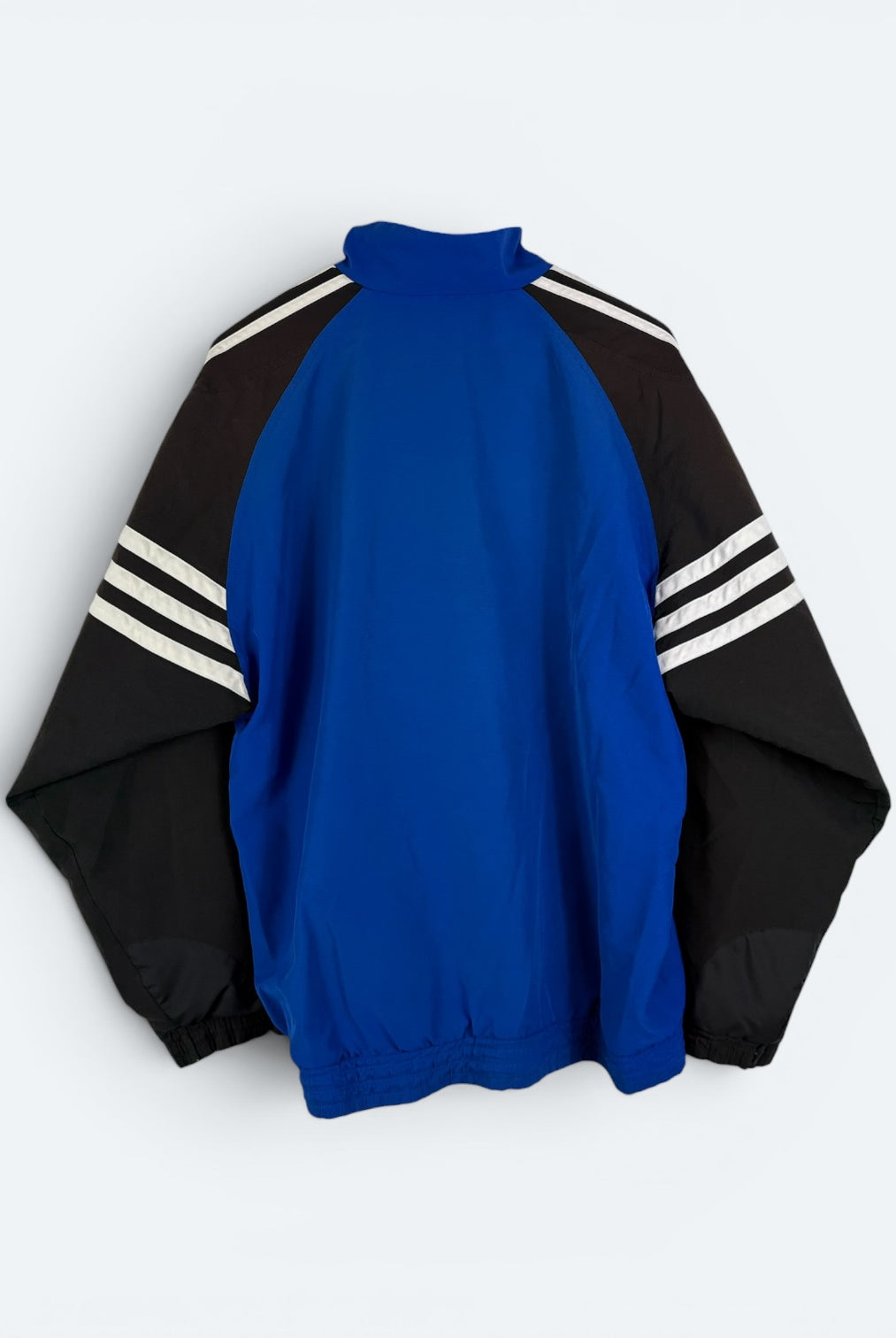 Adidas Vintage Trainingsjacke 90s Blau Schwarz S - Vinverse