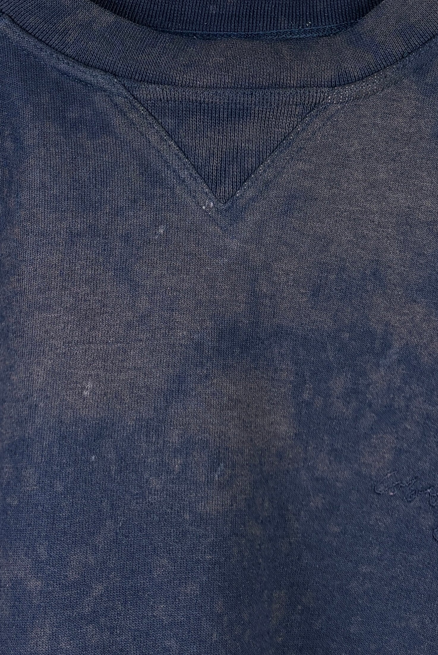 Adidas Colors of Sports 90s Vintage Sweater Re:Bleach Blau L - Vinverse