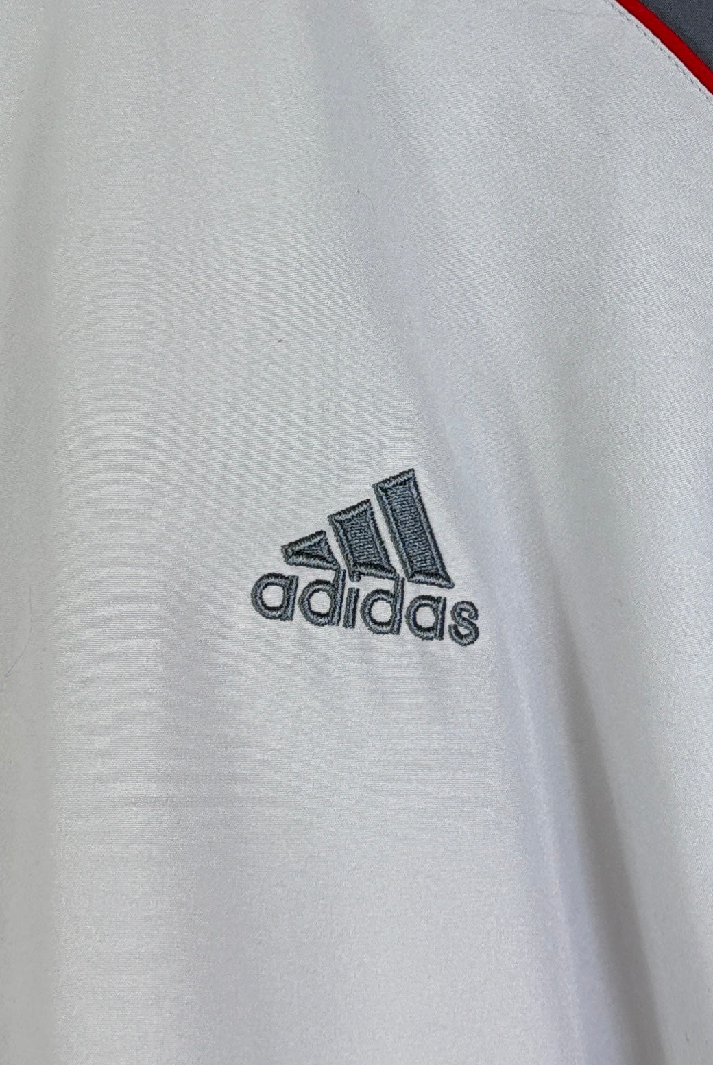 Adidas Vintage Trainingsjacke Grau Rot XL - Vinverse