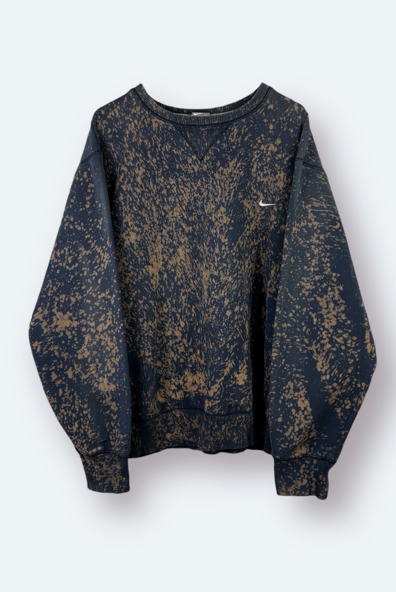 Nike 2000s Re:Bleach Sweater Blau Beige L - Vinverse