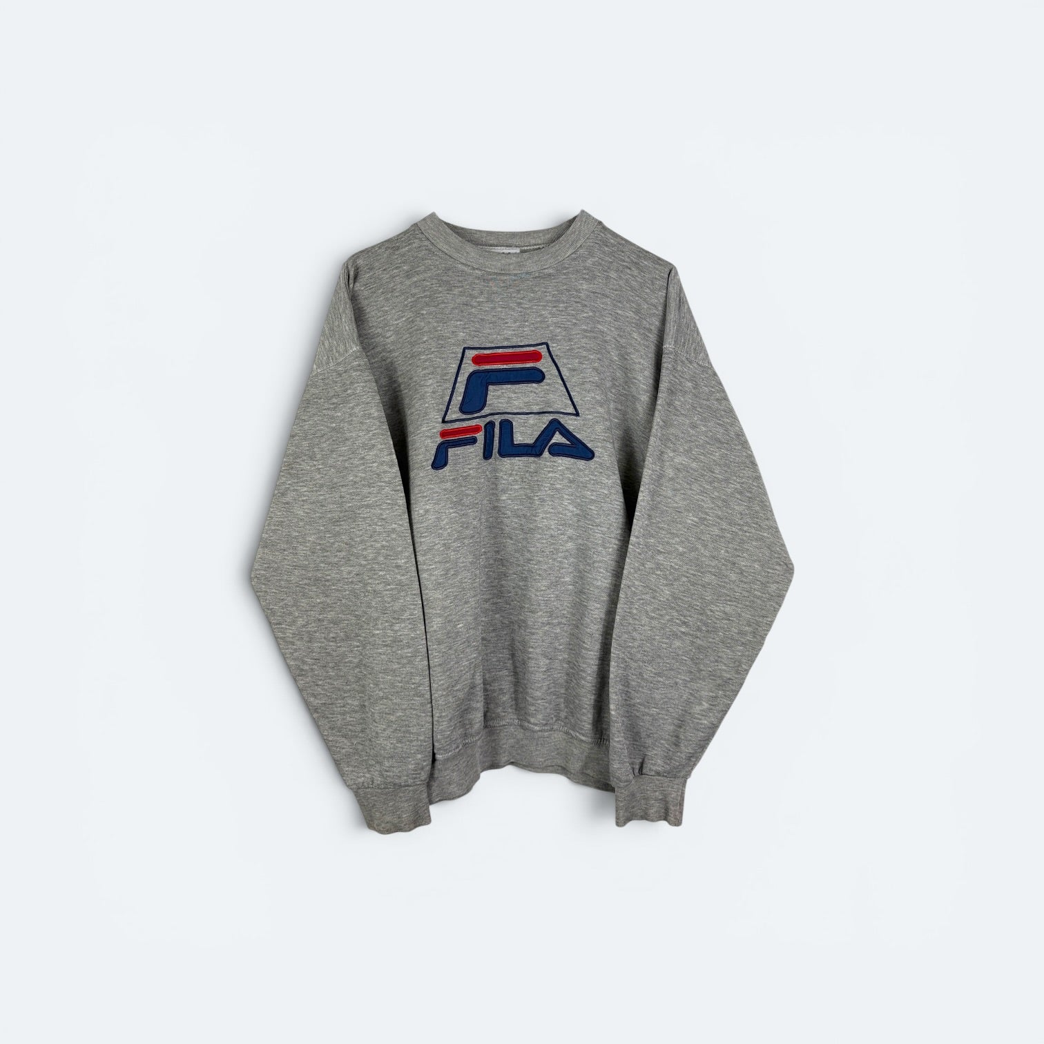 Fila Retro Sweater Big Logo Grau S - Vinverse