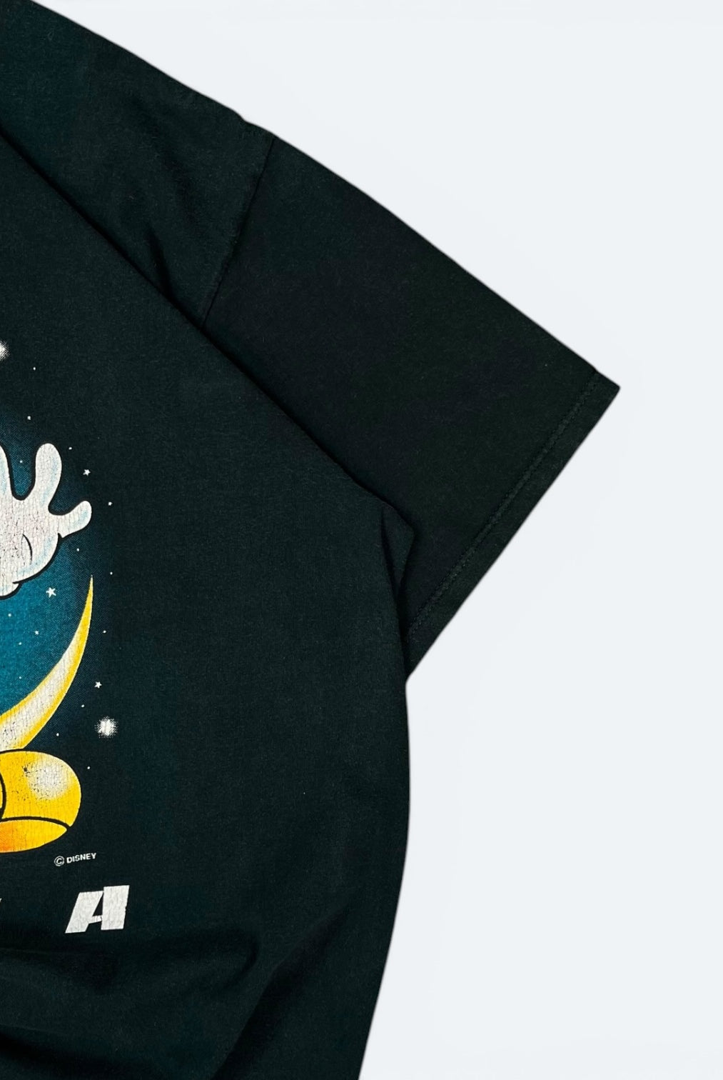 Disney Vintage T-Shirt Mickey Mouse Moon Schwarz XL (RÜCKSEITE FEHLT) - Vinverse