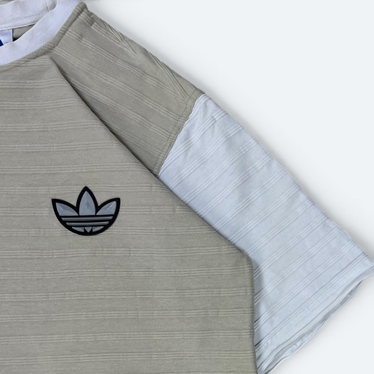 Adidas Vintage T-Shirt Arany Aszok Backprint 90s Beige M - Vinverse
