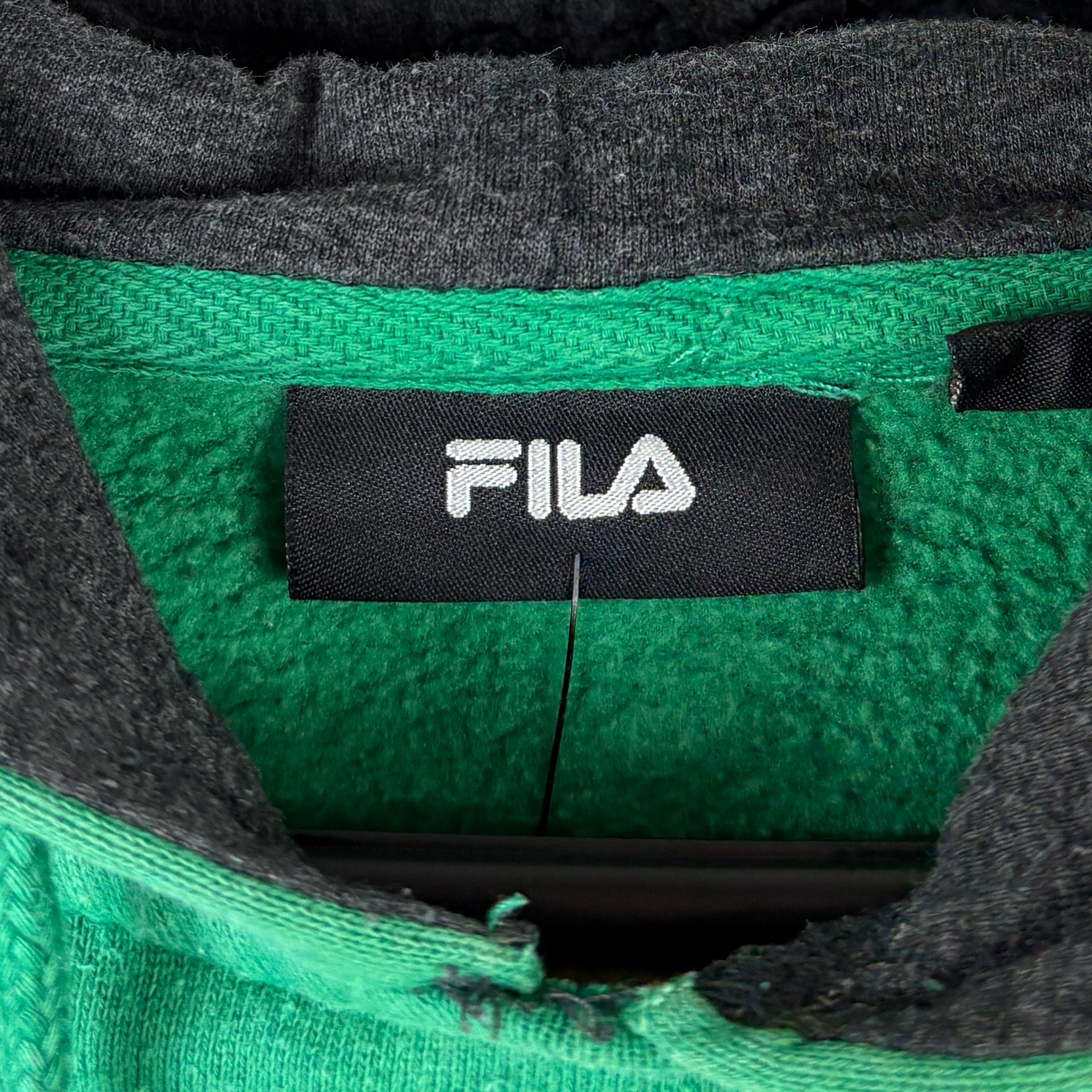 Fila Hoodie Big Logo Grün S - Vinverse
