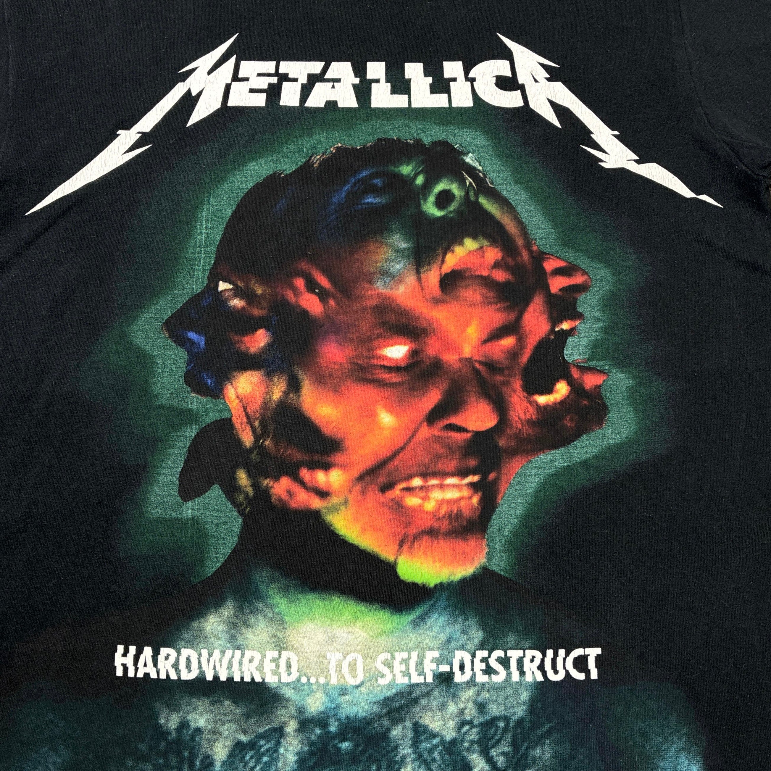 Gildan Vintage T-Shirt Metallica Print Schwarz M - Vinverse
