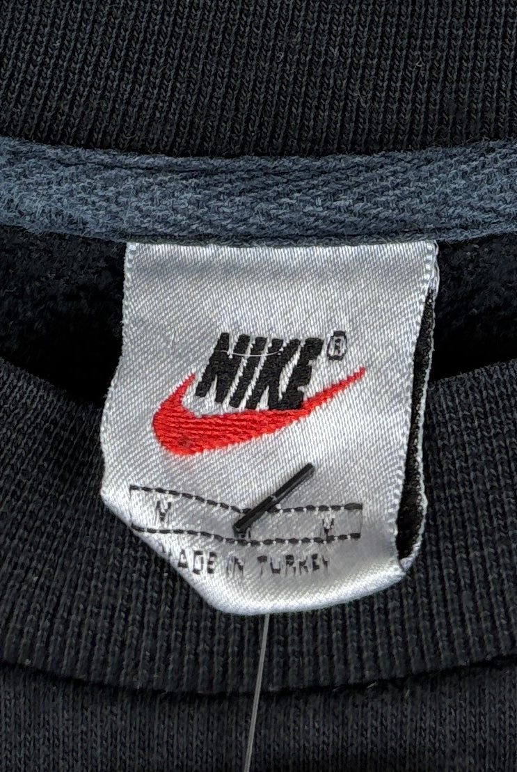 Nike Vintage Sweater Center Swoosh 90s Schwarz M - Vinverse