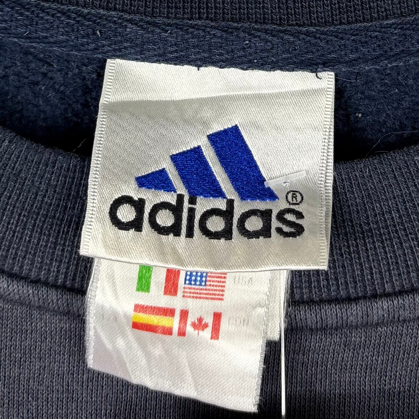 Adidas 90s Vintage Sweater Schwarz L - Vinverse
