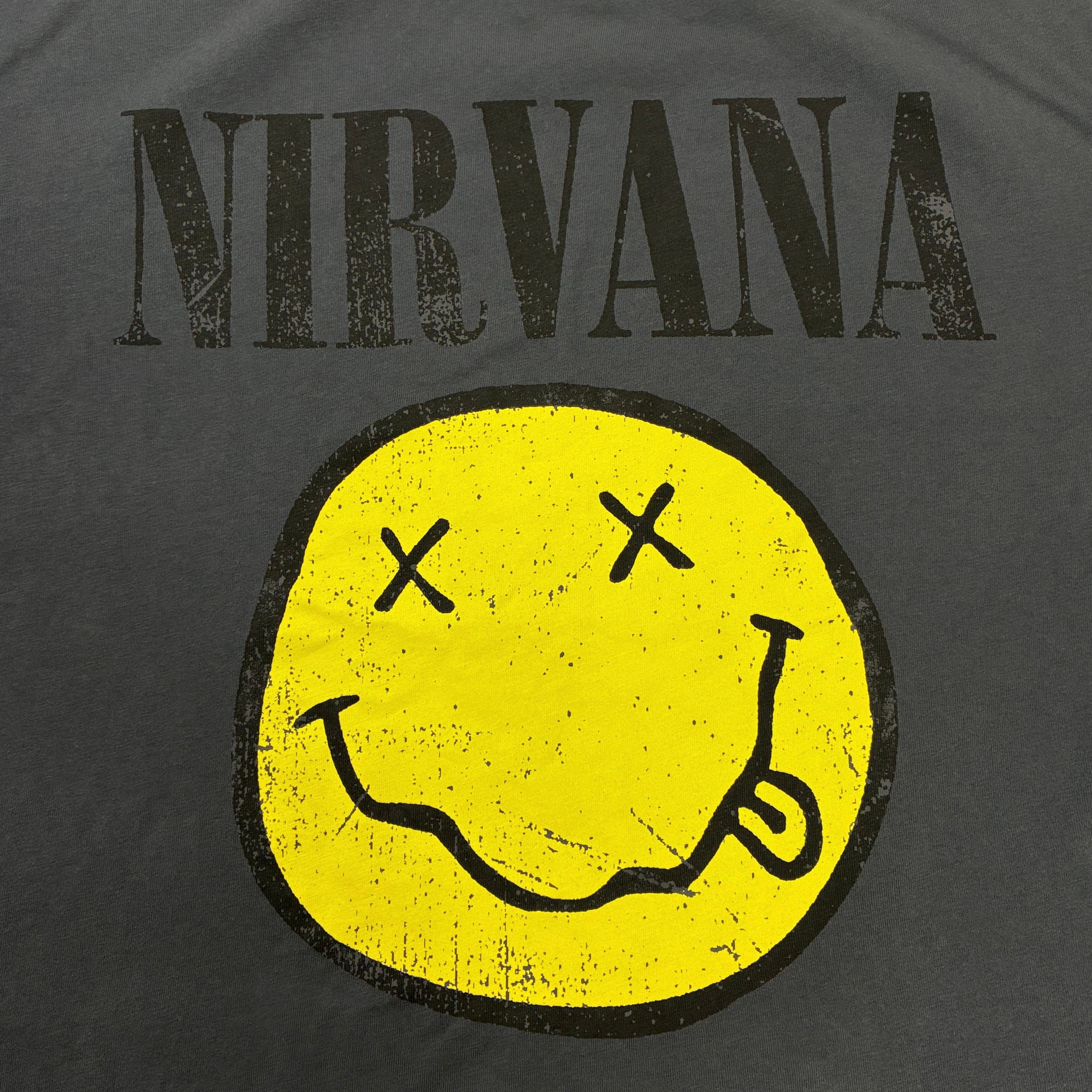 Nirvana Vintage T-Shirt Grau XS - Vinverse