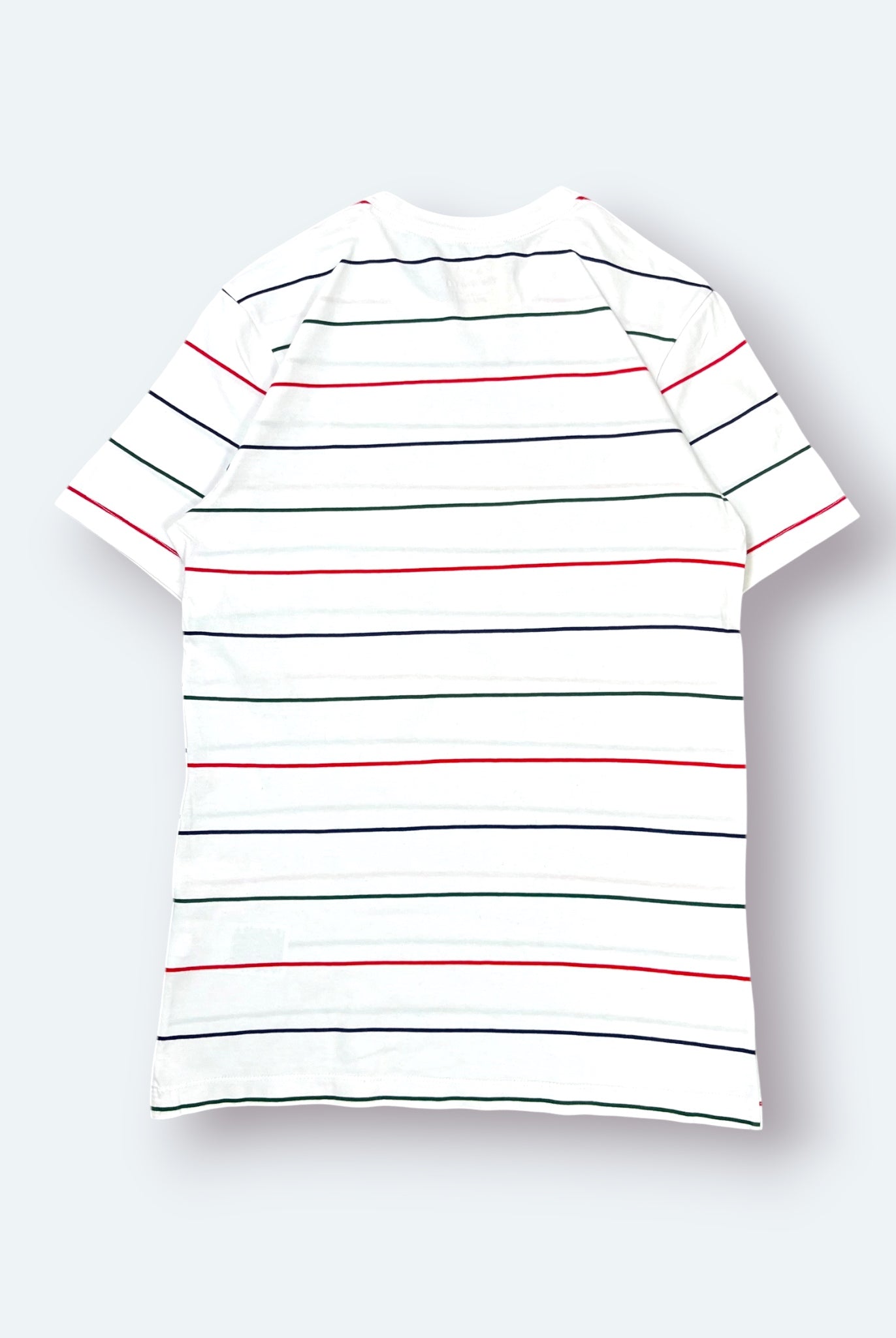 Nike Vintage T-Shirt Gestreift Weiß S - Vinverse