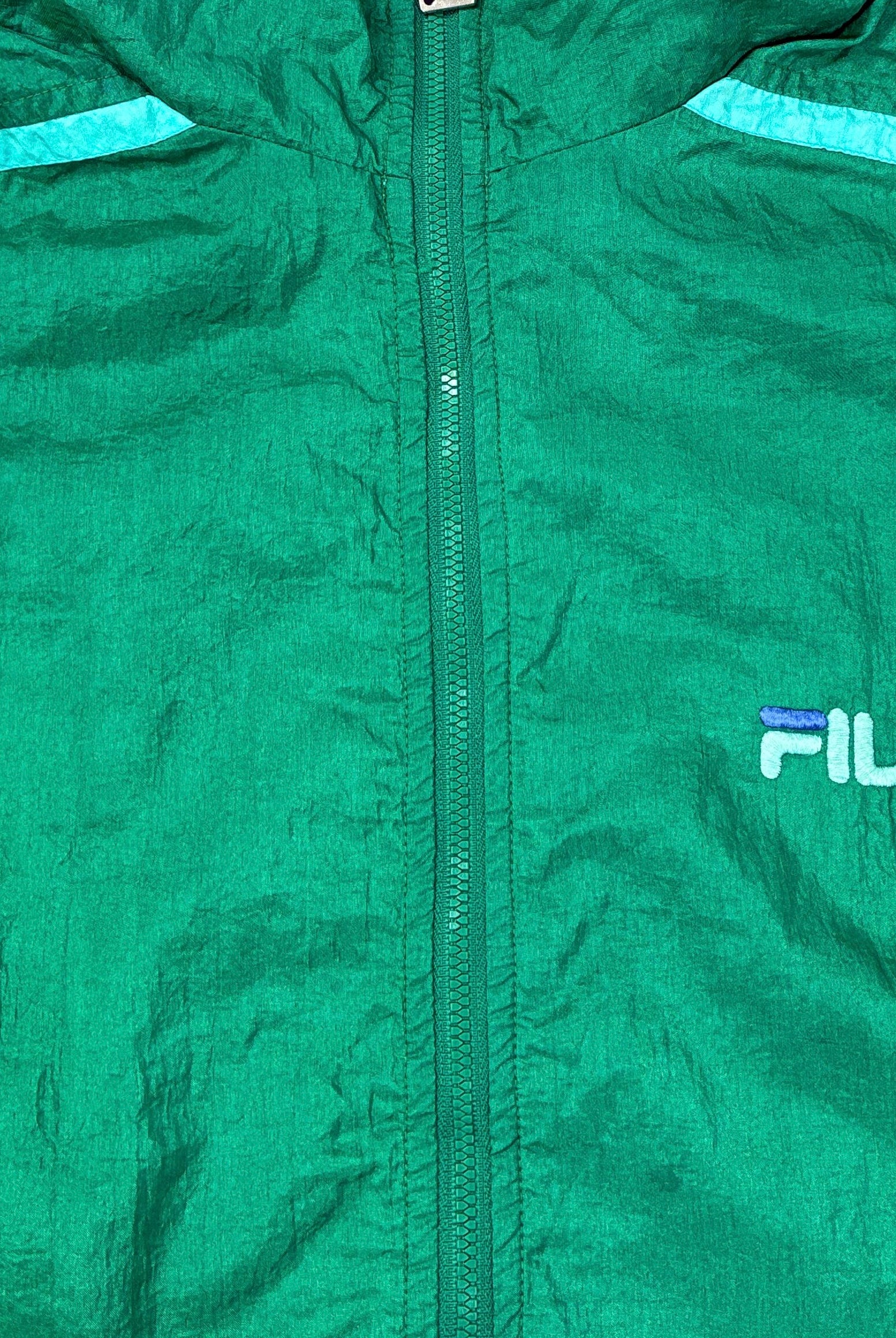 Fila Vintage Trainingsjacke Grün XXL - Vinverse
