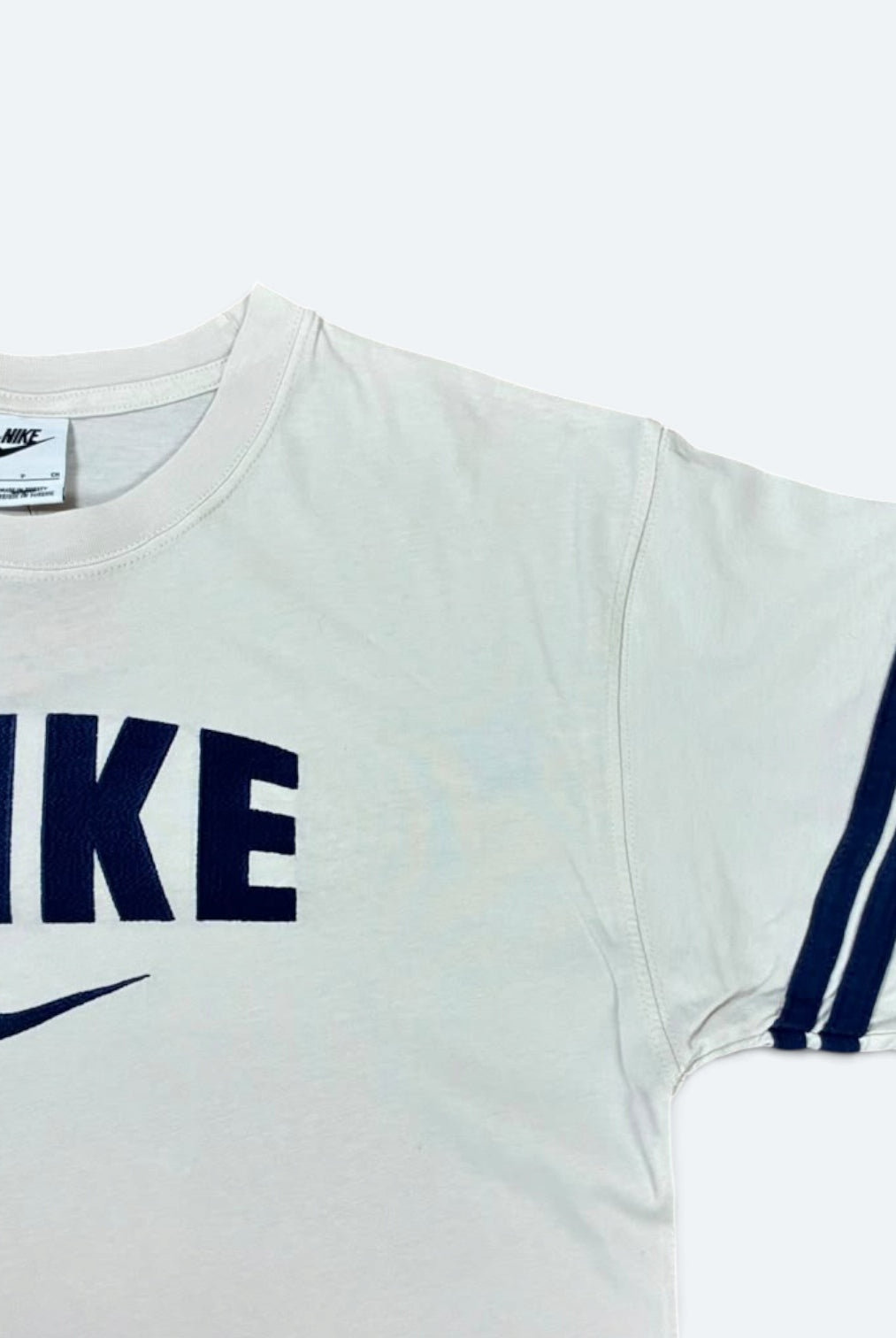 Nike Vintage T-Shirt Big Logo Weiß S - Vinverse