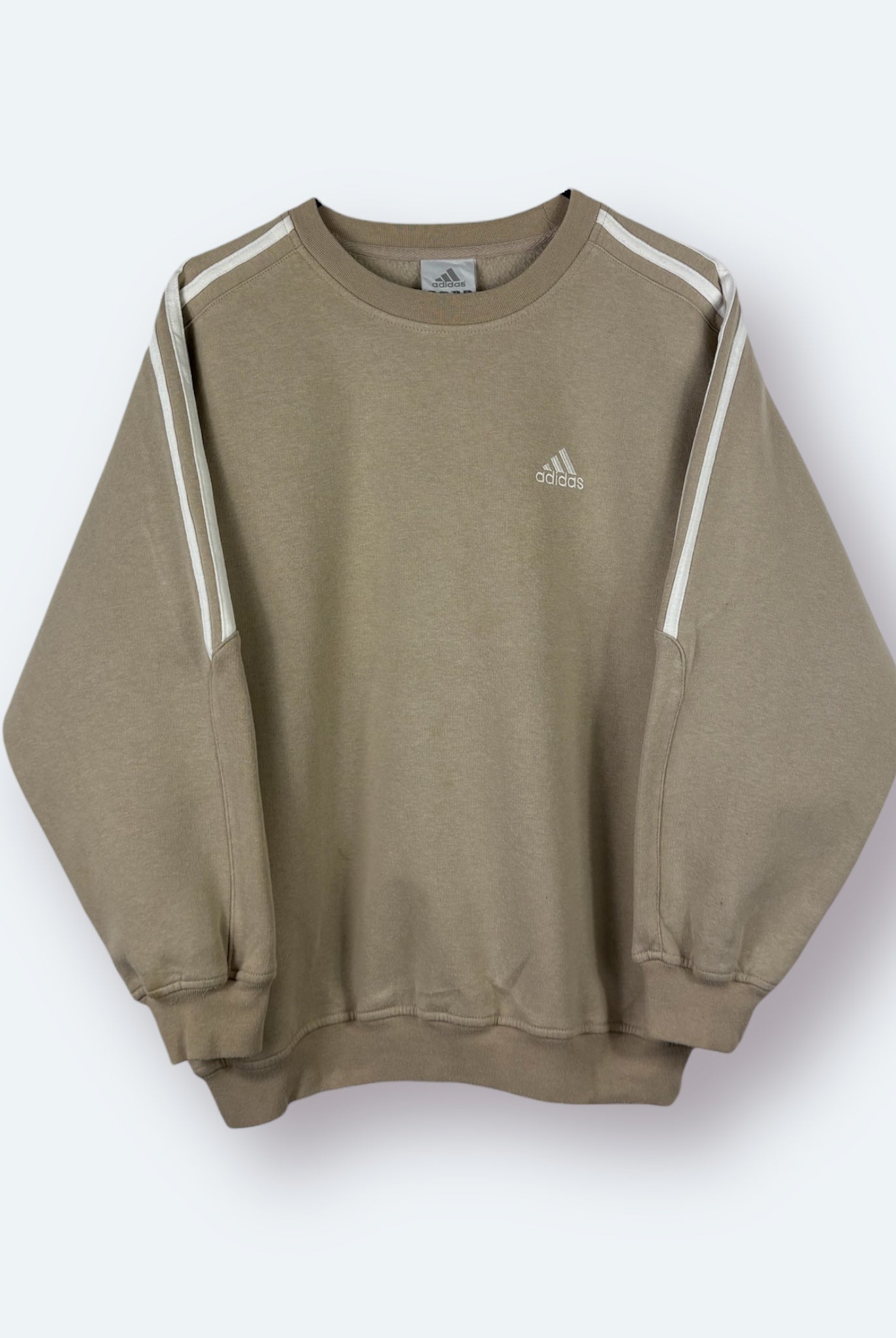 Adidas 2002 Y2K Sweater Beige S - Vinverse