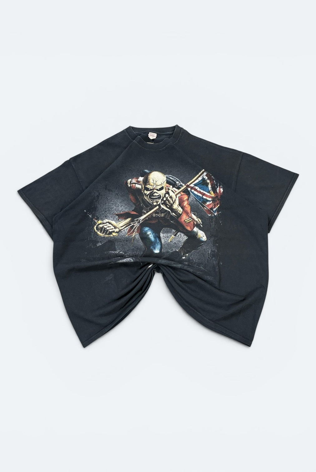 Gildan Vintage Shirt Iron Maiden Schwarz XXL - Vinverse