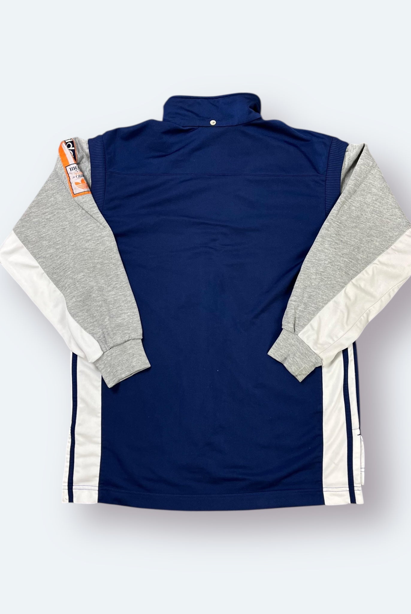 Adidas 90s Vintage Trainingsjacke Blau Grau L - Vinverse